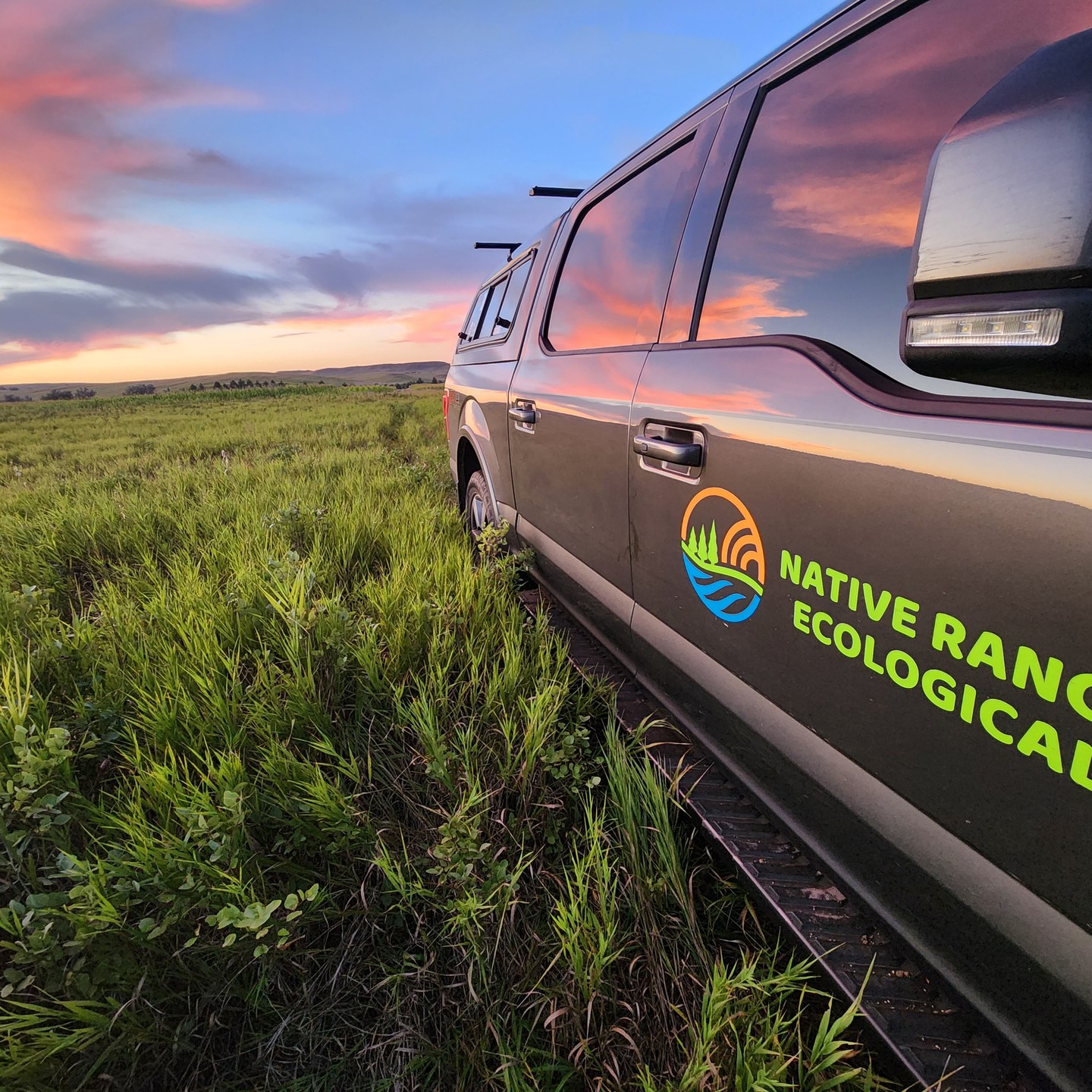 #northdakota #nativeprairie #nativeprairierestoration #sunset