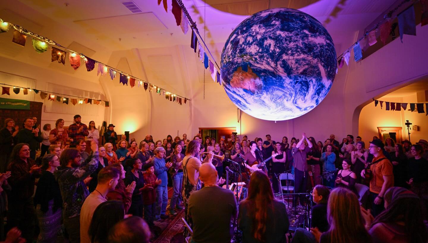 Feeling such profound gratitude for such a powerful night singing in the circle with our community! Thank you so much to Ben Browner and crew for bringing us together to make this album of regenerative anthems, may these songs touch the hearts of everyone who needs them. Follow @revivalgatherings for updates on the album and news on more gatherings coming up this year. Thank you to @james_island_ for the photos 🌀
