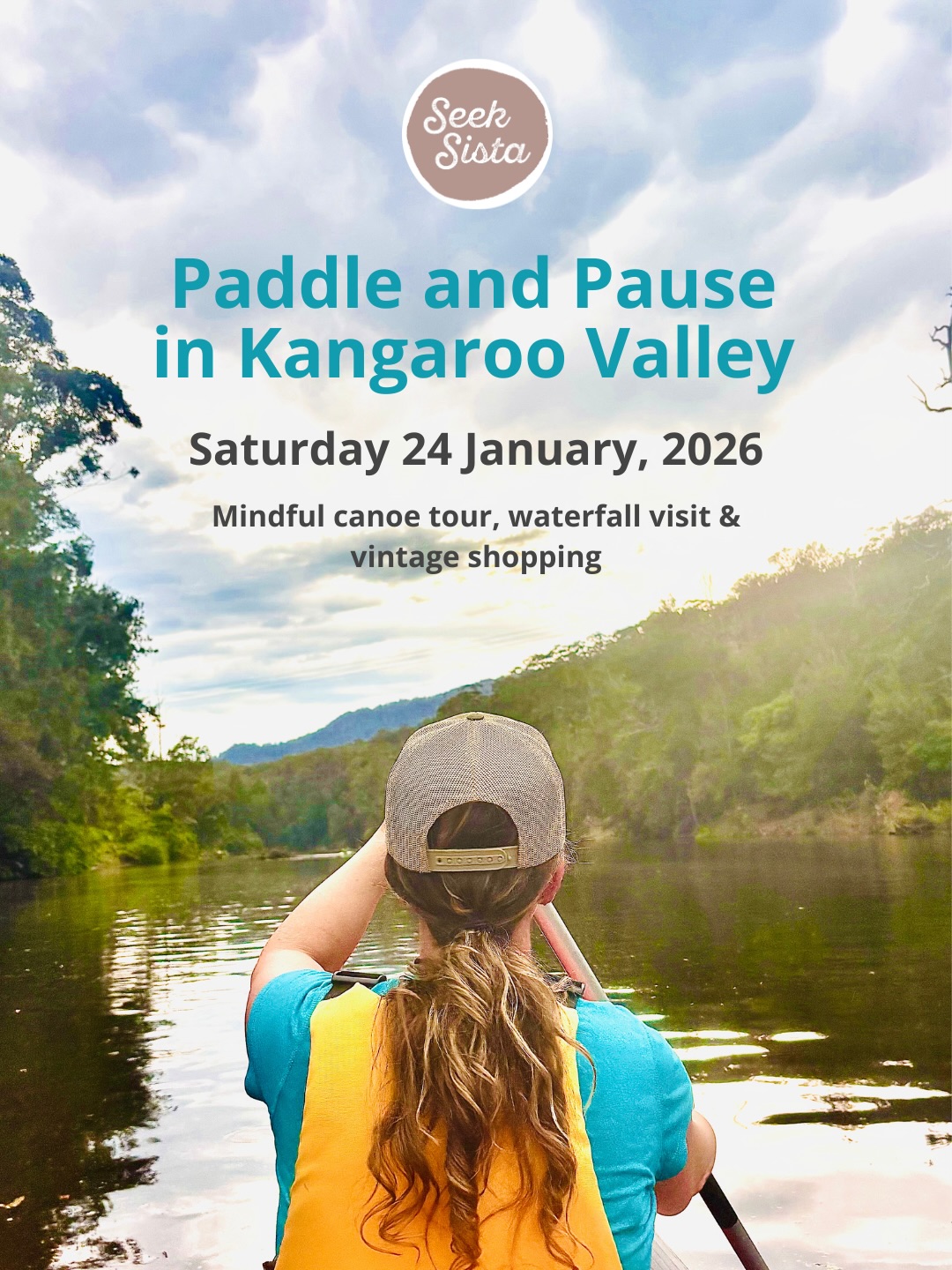 Only 3 spots left for January 24. We’re heading to Kangaroo Valley for a morning on the water followed by lunch and a wander through the local vintage shops.
It’s a low-pressure way to start the year and get some fresh air with a small group. Open to Roam-Free and Plus-Perk members. If you aren’t a member yet, sign up via the link in our bio & join us! ❤️