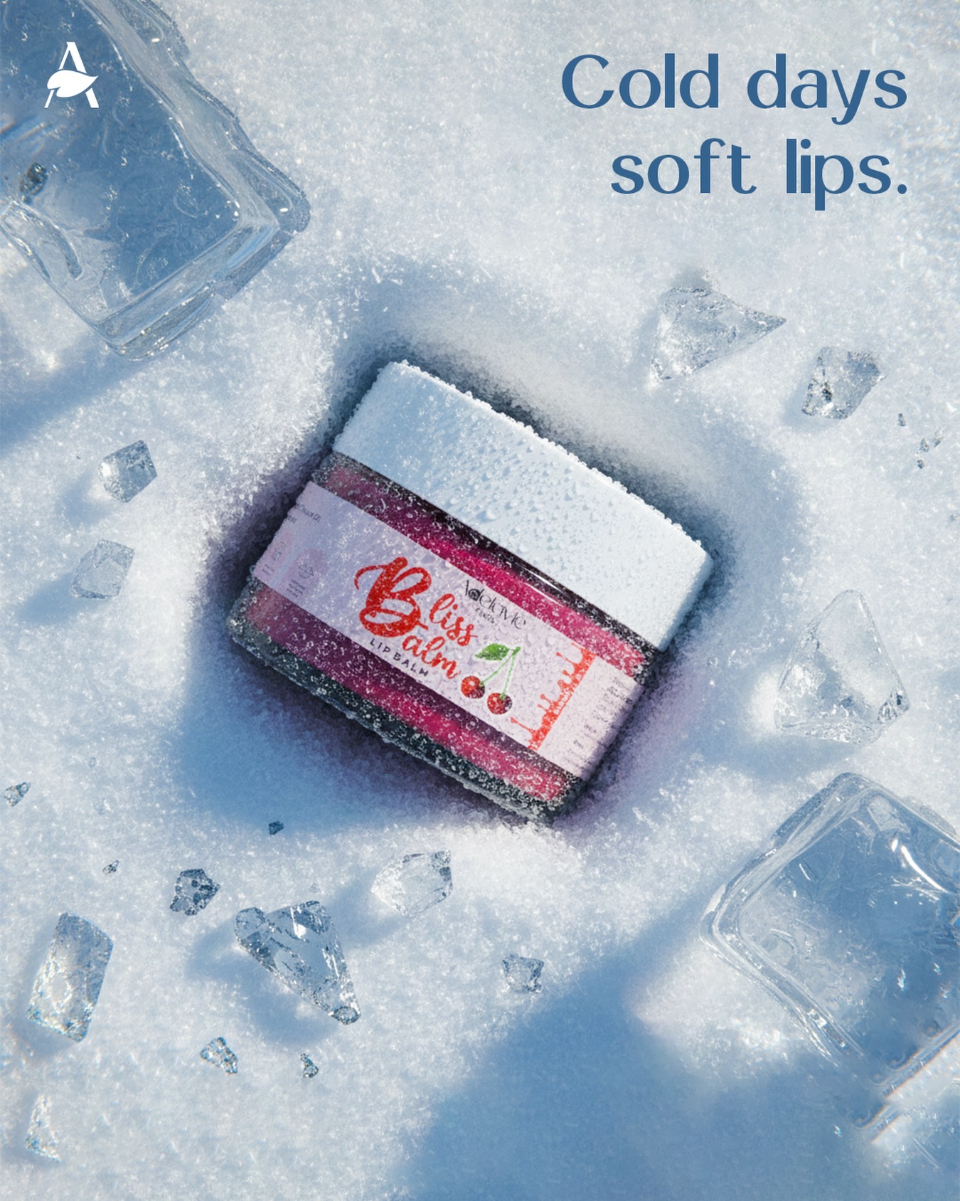 Freeze the weather, not your lips.
#adelavie #adelaviebeauty #lipbalm #lips #wintercare #drylips