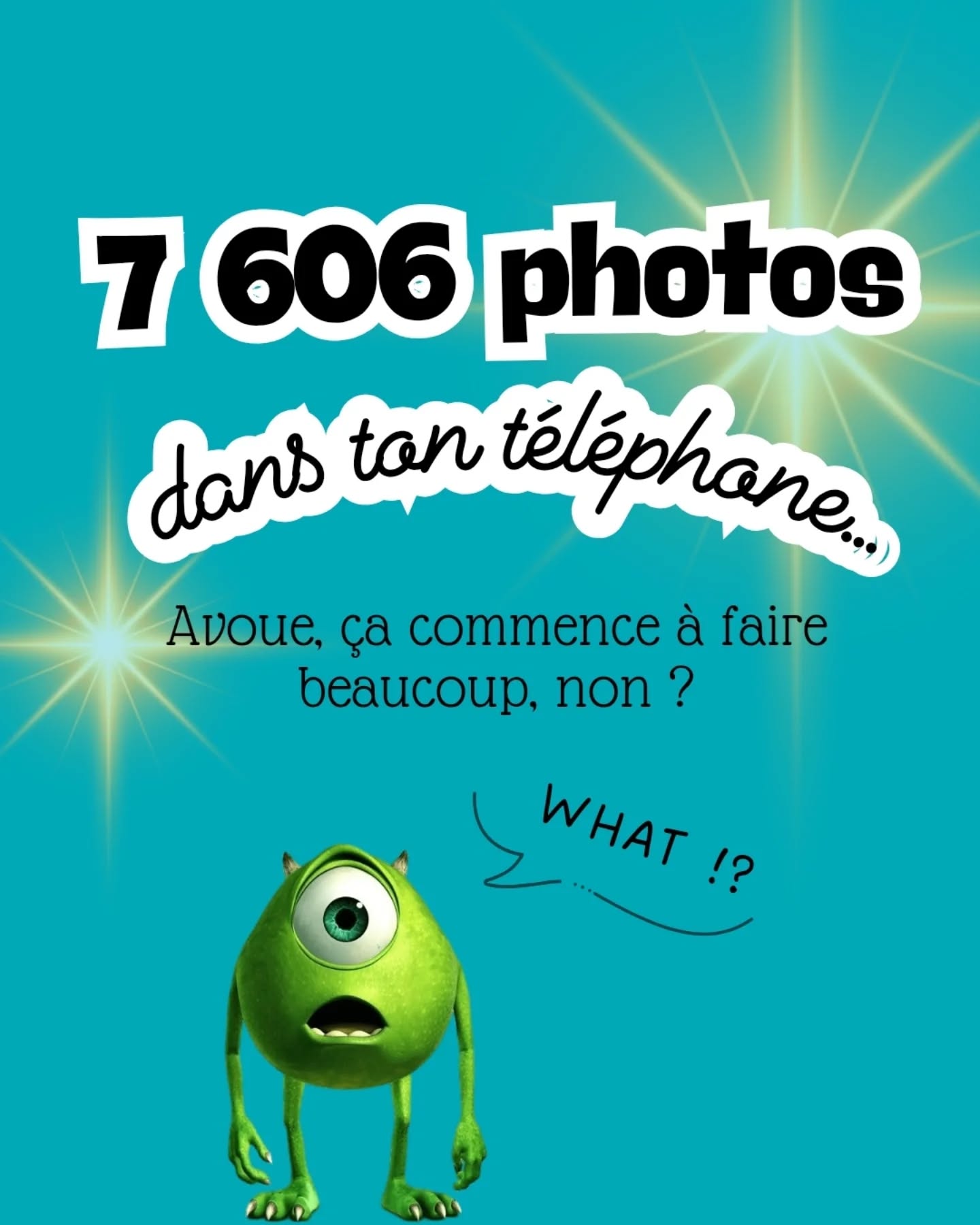 7 606. 👀📱
C’est le nombre moyen de photos qui dorment (ou meurent, au choix) dans ton téléphone en ce moment même.😱
On capture tout, mais on ne vit plus rien.🫣
Le problème ?🤔
Le numérique c’est bien, mais c'est volatile. Un téléphone qui tombe à l'eau ou un compte cloud bloqué, et tes souvenirs disparaissent.🌬
Je te propose un truc beaucoup plus cool😎
1️⃣ Viens faire une séance avec moi (promis, on va bien rigoler).
2️⃣ Je choisis les 20 meilleures images, les vraies pépites.
3️⃣ On les imprime dans un album de qualité que tes enfants pourront encore feuilleter dans 30 ans. 📖✨
On arrête le chaos et on crée ton patrimoine ?🤩
📩 Envoie-moi « SÉANCE » en DM et on s'organise ça !
✨️✨️✨️✨️✨️✨️✨️✨️✨️✨️✨️✨️✨️✨️✨️
📸 isabelle genebes photographe
☎️ 07.86.82.90.98
💻 isabellphotographie@gmail.com
✨️✨️✨️✨️✨️✨️✨️✨️✨️✨️✨️✨️✨️✨️✨️