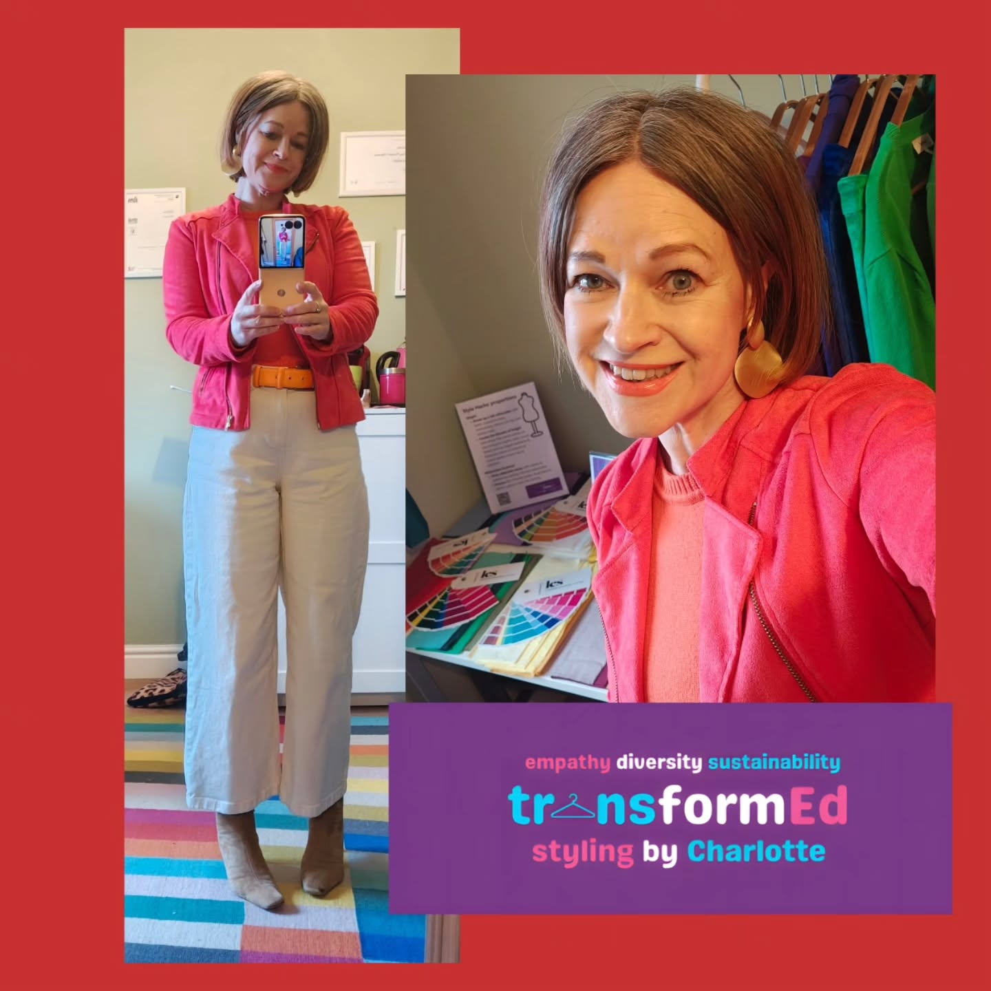 A little treat for myself as the audio says... a new-to-me preloved jacket in a gorgeous red coral colourway which had to be worn immediately. Now for cat cuddles and a book.
❤️🤍🧡
Outfit @_kettlewell some of it preloved
🧡🤍❤️
Personal Styling Hull
Colour Analysis Hull
Sustainable Styling
#kettlewellstylists