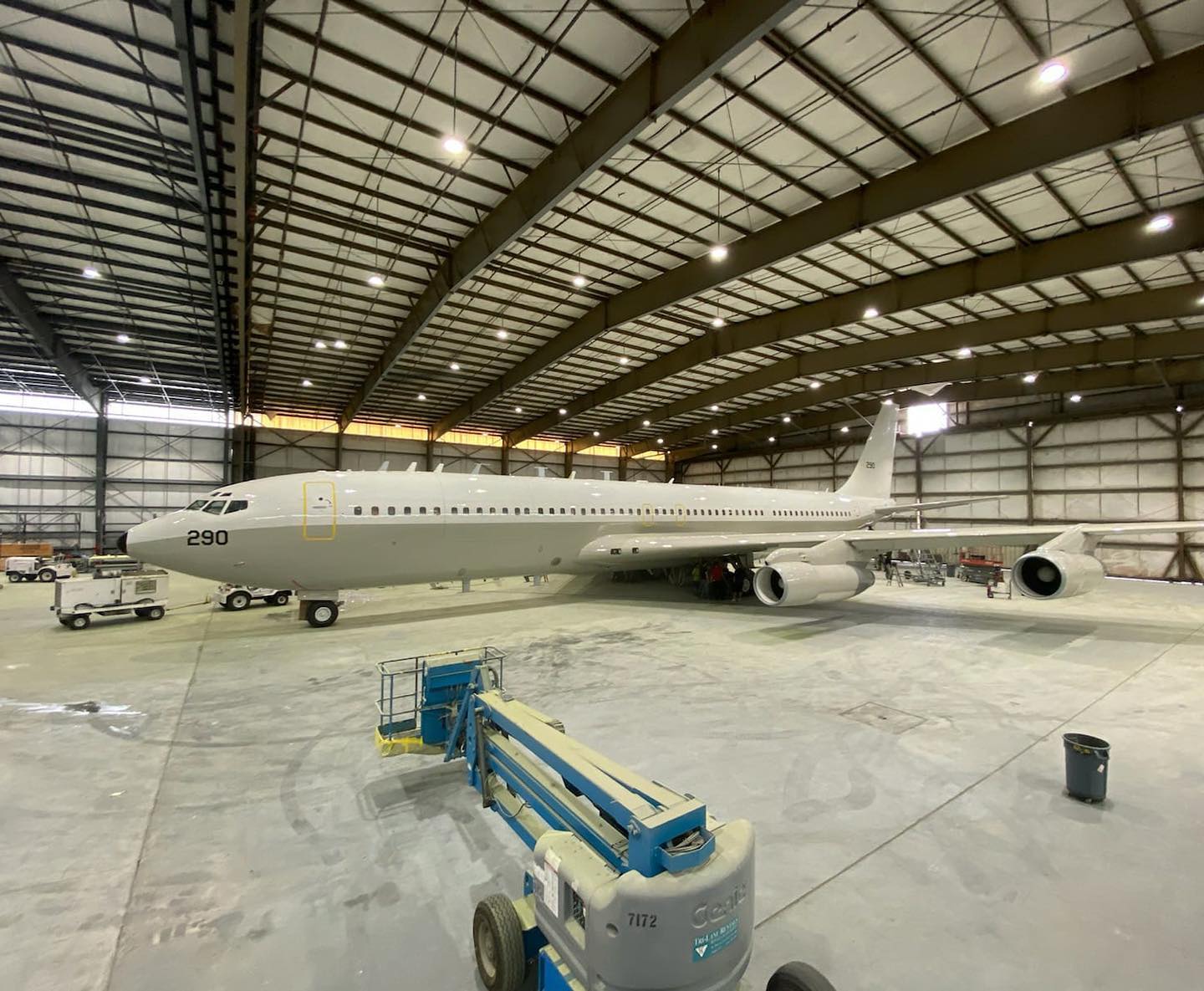This B707-300 is getting ready to go back into service after a major overhaul completed by the MASI team. The team was able to repair all of the Flight Controls to ensure the aircraft was ready. #aviation #aircraft #aog #aircraftmaintenance