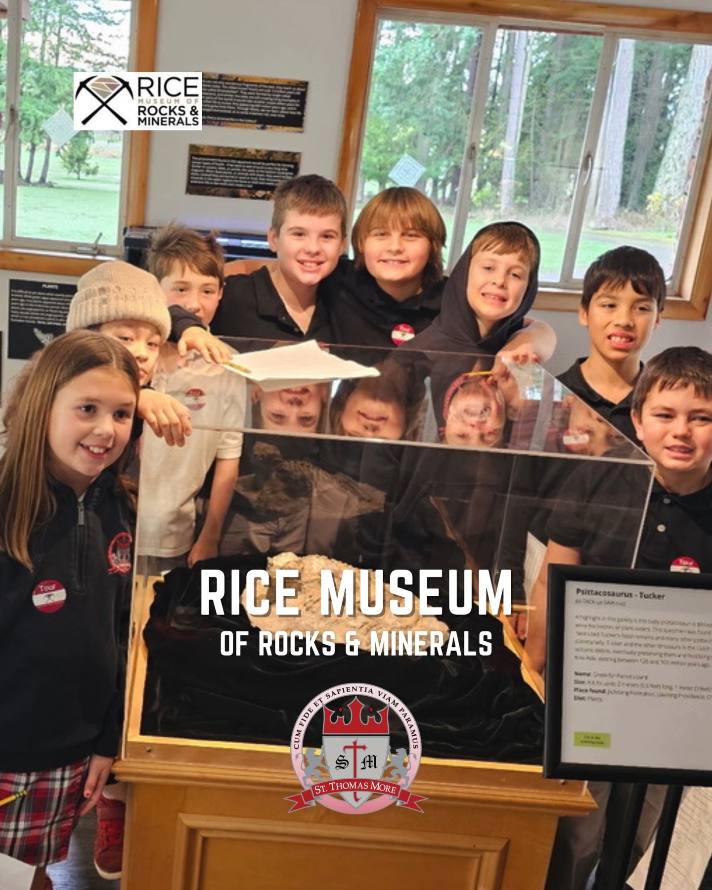 🌾✨ An Unforgettable Learning Adventure! ✨🌾
Our 4th grade class recently had the wonderful opportunity to visit the Rice Museum of Rocks & Minerals, and what an amazing experience it was! The students explored fascinating exhibits, learned about history and science in a hands-on way, and asked thoughtful questions that showed their curiosity and excitement.
Field trips like this bring learning to life, and our students truly enjoyed every moment. A big thank-you to the Rice Museum for welcoming us and making this visit so memorable! 🏛️📚
Want your child to experience hands-on learning like this? Call our office today to schedule a tour!
#stm #STEMLearning #FutureScientists #HandsOnLearning #ElementaryEducation #STMSTEAM #CatholicEducation #PortlandSchools #kindergarten #elementaryschool #stthomasmorecatholicschool #catholicschoolportland