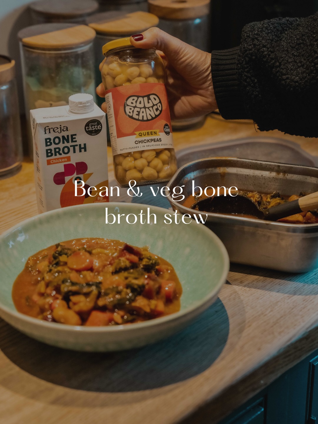Warming, nourishing & so simple 🤍
This bean + veg bone broth stew has been on repeat in our house lately.
Perfect for cold winter days when you want something hearty, comforting and good for you.
✨ Gut-loving
✨ Protein-rich
✨ Warming & grounding
✨ Ready in no time
I’ve used @boldbeanco (the yummiest beans out there!) and @frejafoods bone broth to make it extra nourishing and full of flavour – honestly such a game changer for quick, healthy meals.
Swipe 👉 for ingredients + method
Save it for your next cosy evening in 🥣
Let me know if you try it! 💬🤍
#nourishingfood #winterrecipes #guthealth #simplemeals #bonebroth healthyeating cosyfood wellnesskitchen