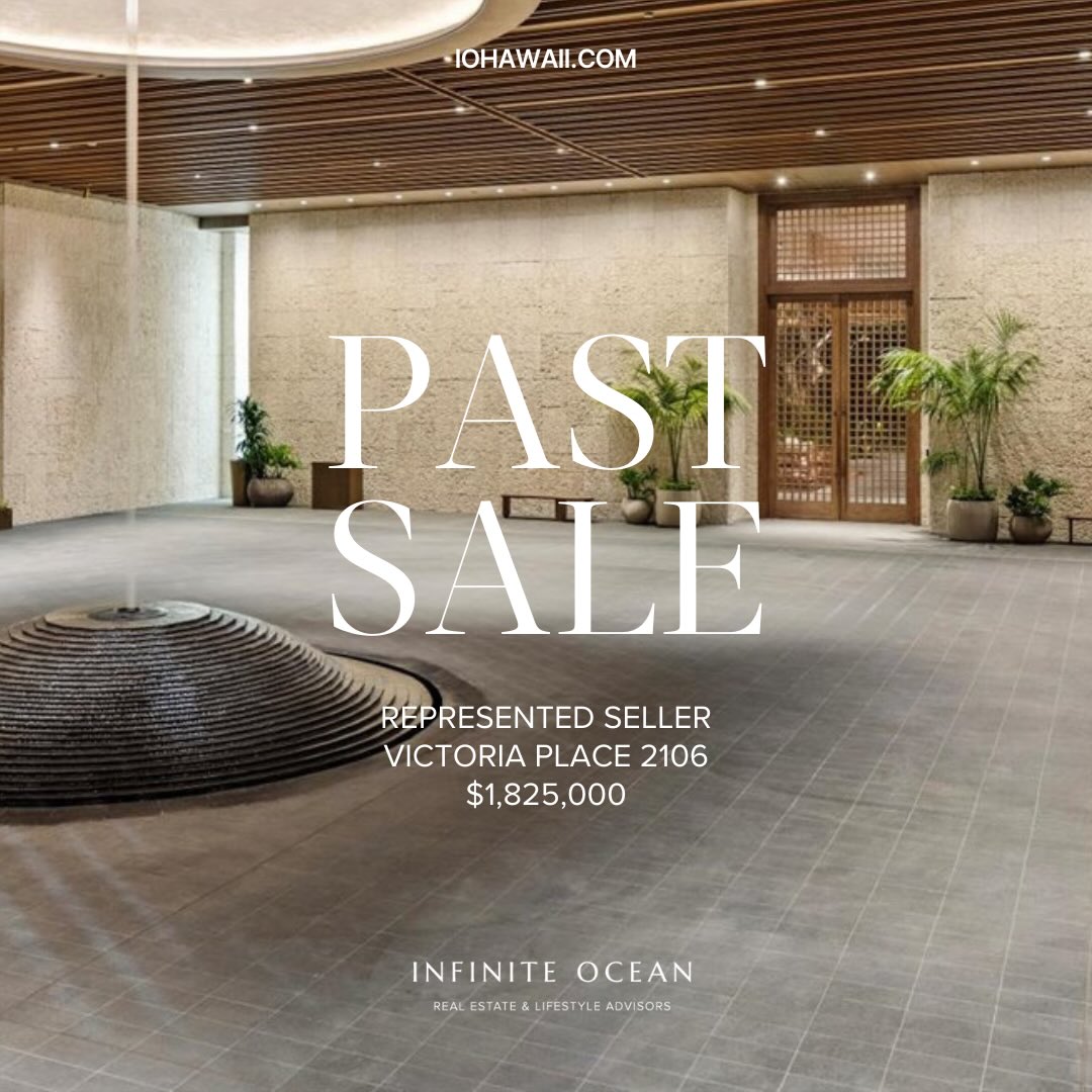 Victoria Place 2106
1 bed | 1 bath | 1 parking
$1,825,000
Experience front‑row, resort style living on one of Honolulu’s most premier coastlines. This one‑bedroom retreat commands sweeping Pacific & Diamond Head vistas from a 40‑story tower surrounded by gardens. Residents enjoy private‑club amenities: multiple pools, pool house, wine room, fitness & spa, concierge, valet service, and more. Turn-key residence fully furnished.
We were honored to represent the seller of this exclusive home and thrilled to welcome the new owner to Island luxury.
Listed by Rei Ryan RB-24127 and Ryan Tooley RS-86261
Experience Matters.
Your trusted Ward Village specialists.
Start the conversation (contact link in bio)
#honolululuxurycondominiums #hawaiirealestate #hawaiiluxuryrealestate #hawaiiluxury #ハワイ不動産