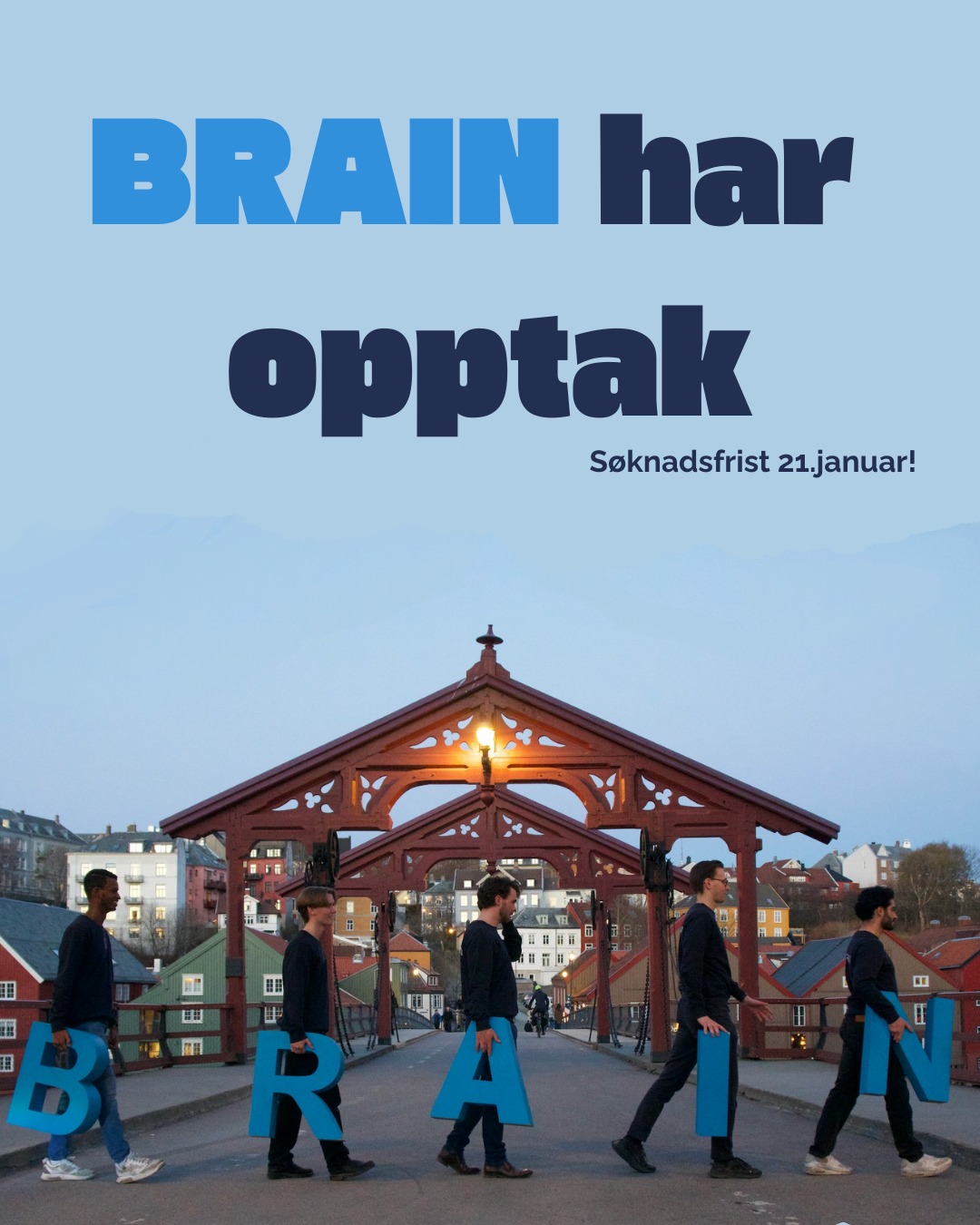 BRAIN har opptak! Vil du bli en del av en gjeng som digger AI, med spennende utfordringer og et fantastisk sosialt miljø? Søk da vel!💙 Link til søknadsskjema ligger i bio🫶