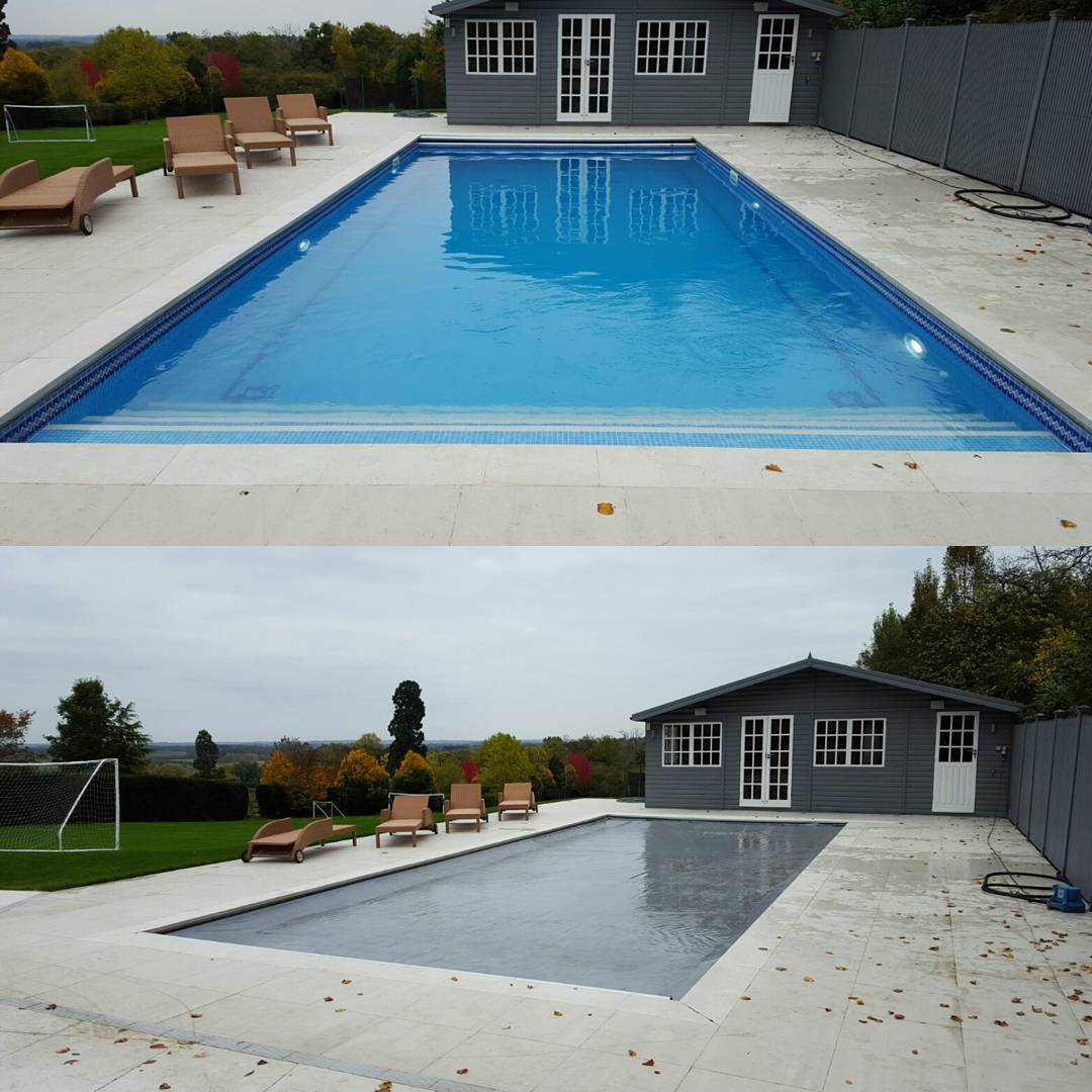 #swimmingpool #pool #poolrefurb #safetycover