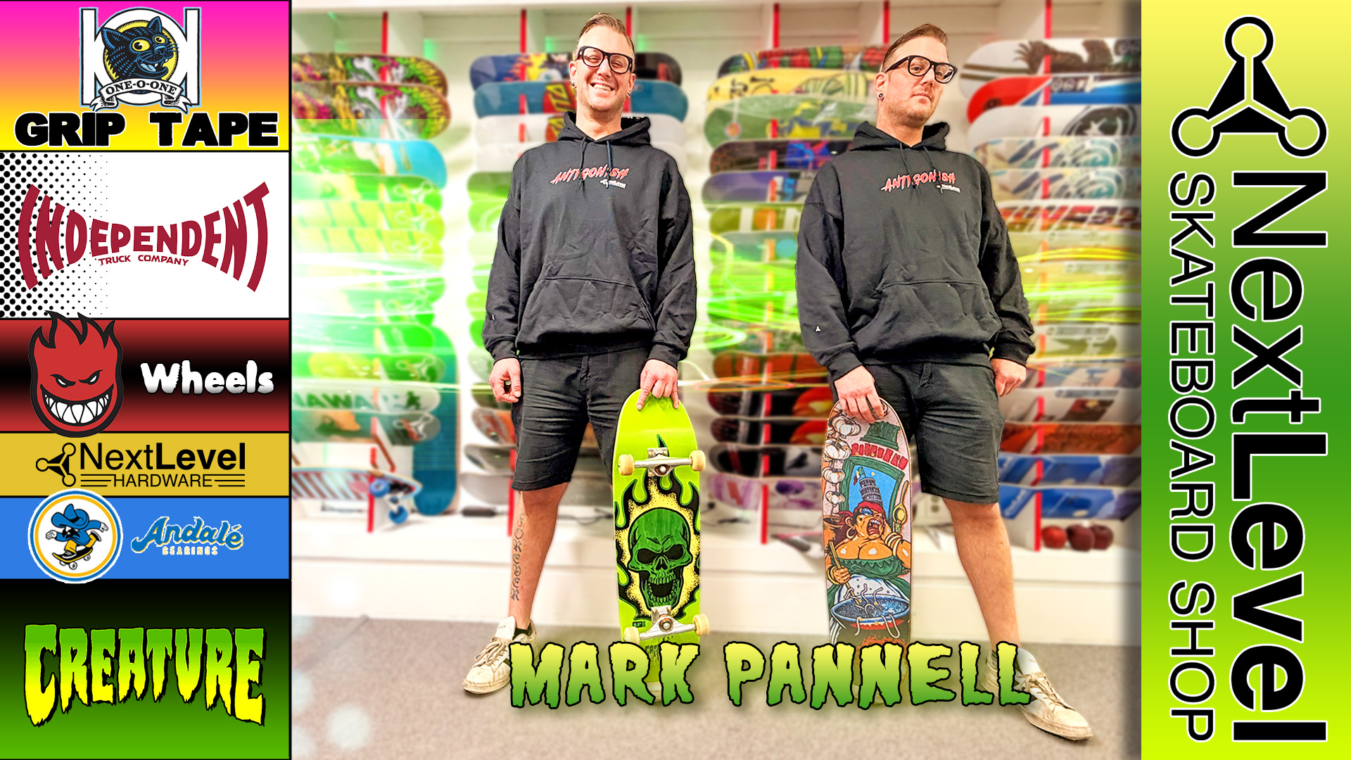 🛹🔥 Fresh Setup Alert! 🔥🛹
Mark Pannell skated clean through his old board and stopped by to level up with a NEW Creature Skateboards Bonehead deck, 101 Skateboards graphic grip tape, and a NEW Next Level "Antigonish" Hoodie.
He’s got it all dialled in with Spitfire Wheels, Independent Trucks, Andale Bearings, and Next Level Gold Hardware to finish it off right.
Known to many as the friendly giant over at Brownstone Restaurant, Mark’s always bringing good vibes—on and off the board.
See you at the Antigonish Skatepark, Mark Man! 👊😄
@nextlevel_skateboards
@creaturefiends
@independenttrucks
@spitfirewheels
@andalebearings
@101skateboards
@the.brownstone
@antigonishskatepark