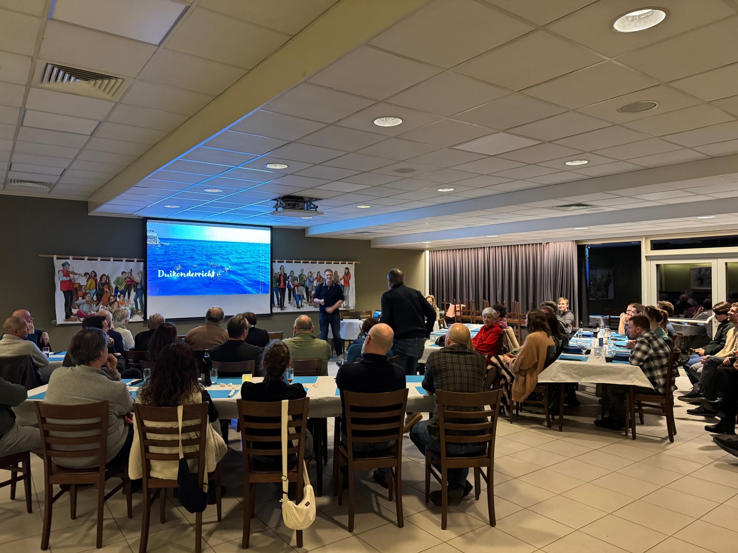 Onze jaarlijkse algemene vergadering bracht weer veel van onze leden samen die een overdracht zagen van duikschoolverantwoordelijke en voorzitter #odyssee #duiken #nieuwbestuur