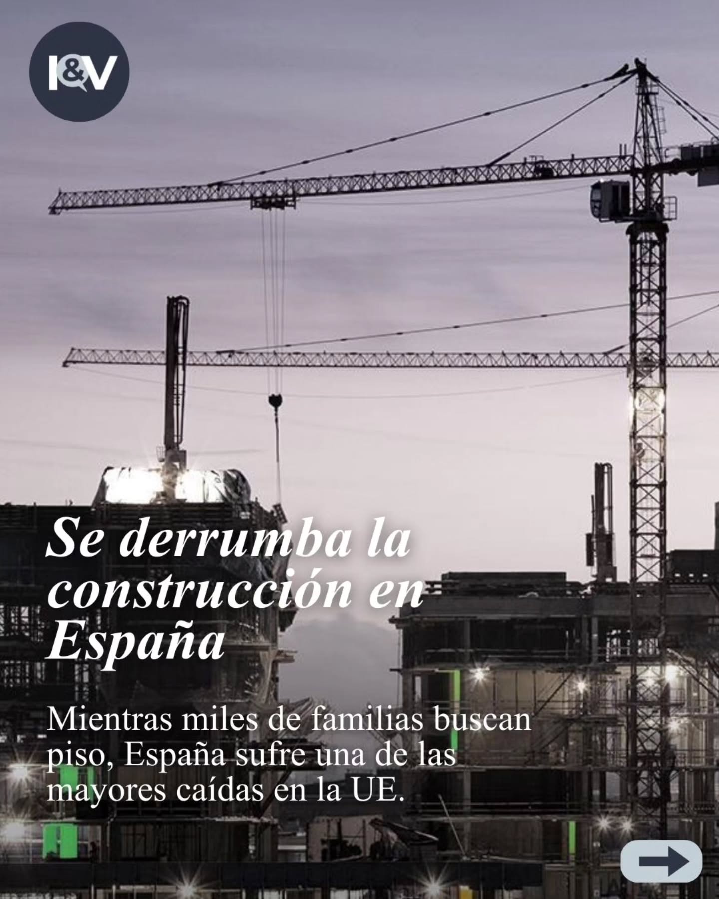 En plena crisis de oferta, la construcción en España cae un -2,8%.
Mientras en Finlandia sube +14,5% y en Eslovenia +12,2%,
en España seguimos destruyendo capacidad de construir viviendas.
Con miles de familias buscando comprar piso, ¿por qué construimos menos?
Desliza para entender por qué.
Fuente: @eu_eurostat
#Construcción #Vivienda #Crisis #Oferta #Demanda España