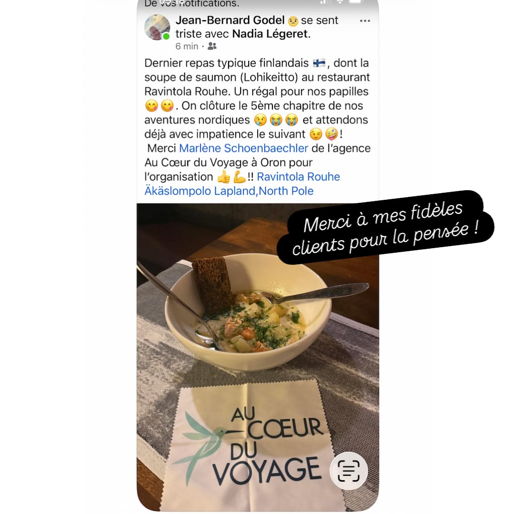 Un grand MERCI à mes fidèles clients @jbnaro @nadial69 pour leur remerciement qui me va droit au cœur
.
.
#au_coeur_du_voyage #äkäslompolo #laplandfinland