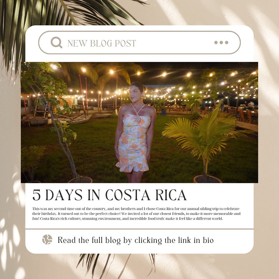 ✨ New blog post! Link in bio! ✨
#fashionblog #fashionblogger #styleblogger #styleblog #costaricapuravida #costaricatravel #costaricablogger #travelblogger #travelblog #traveltips #costaricablog #costaricatraveltips #costaricatravelguide #costaricablogpost