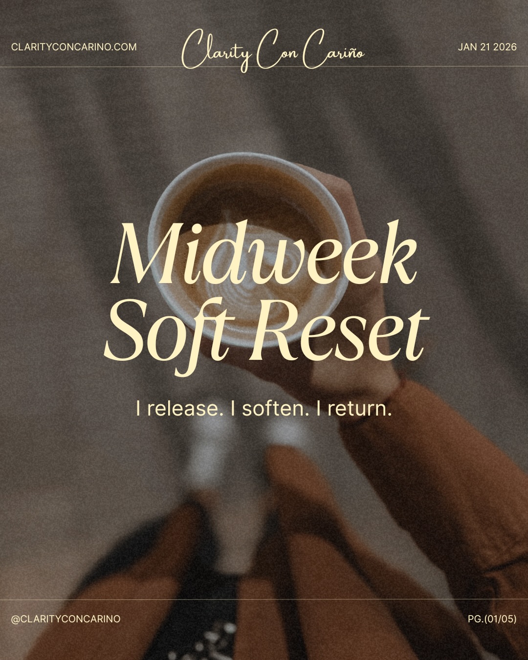 Midweek clarity isn’t about doing more.
It’s about choosing less — intentionally.
📍 Save this for the moment you feel pulled in every direction.
#MidweekReset #FocusedEnergy #IntentionalFocus #CalmClarity #groundedmomentum
