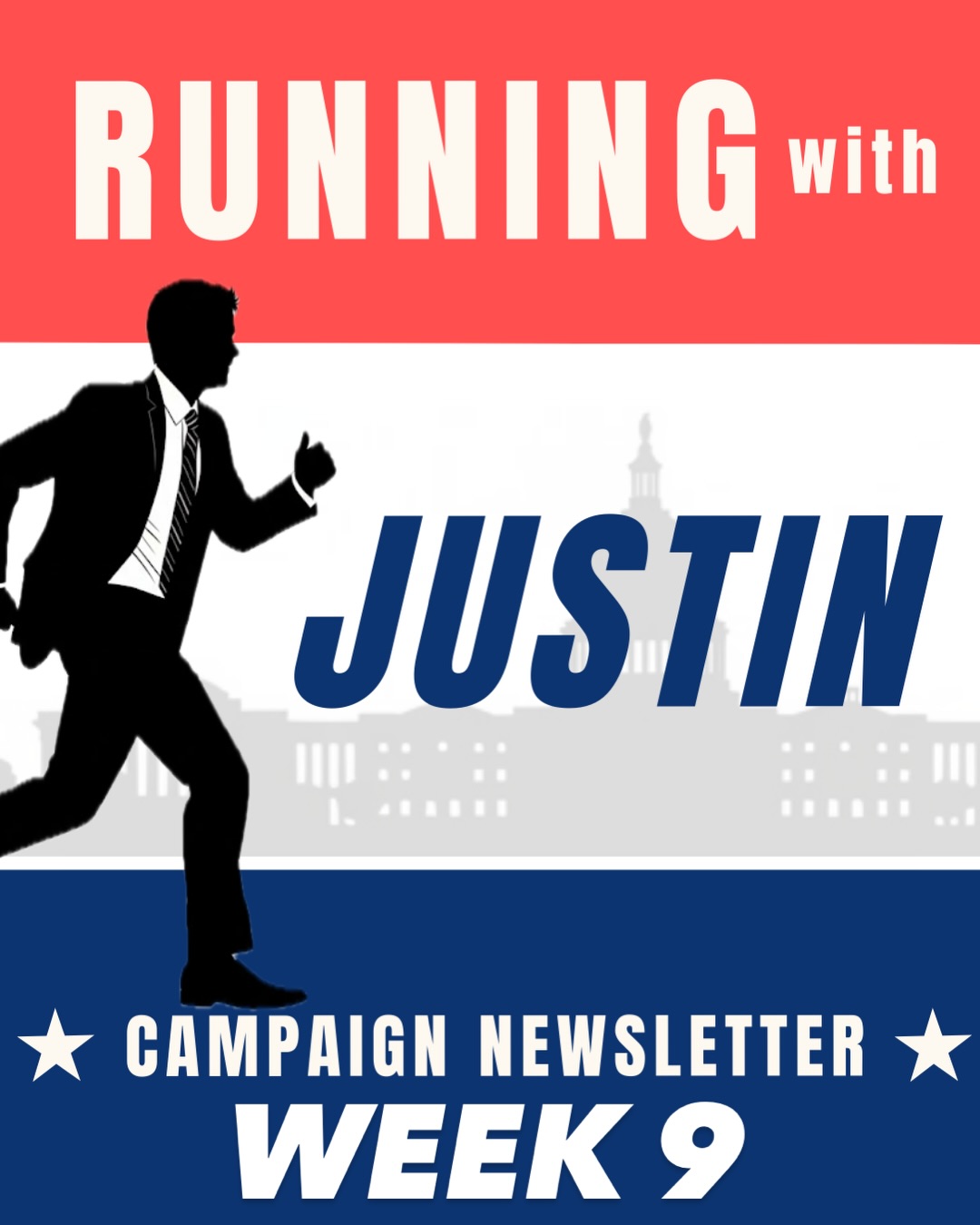 Check out our Week 9 ‘Running with Justin’ Campaign Newsletter. Vote Justin Strickland for Congress on February 5, 2026! Democrat, Army Veteran fighting for you.
Visit JustinStrickland.com to learn more and check out our specific policy that will make your life better! https://www.justinstrickland.com/policies
#newjersey #vote #fun 🗳️🇺🇸