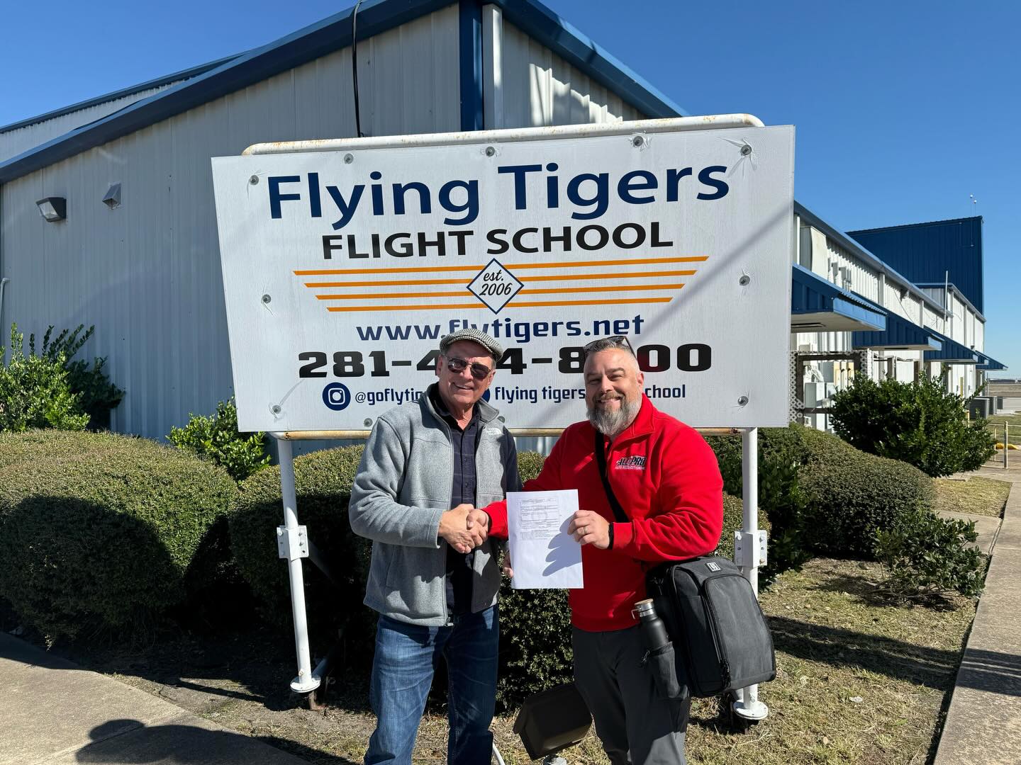 Congratulations to Rodney Boese on passing your private pilot checkride today. A job well done.
