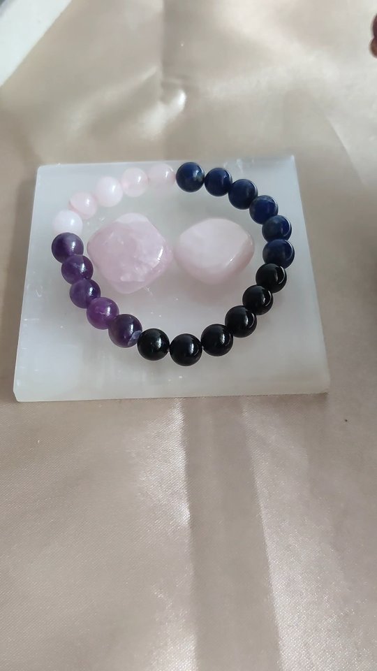 Spiritual jewelry works best when is made for your energy. Crystal jewelry holds energy and that should align with your energy to work.
So ditch the bulk made crystals and go for slow made jewelry that's handcrafted one piece at a time with high vibe