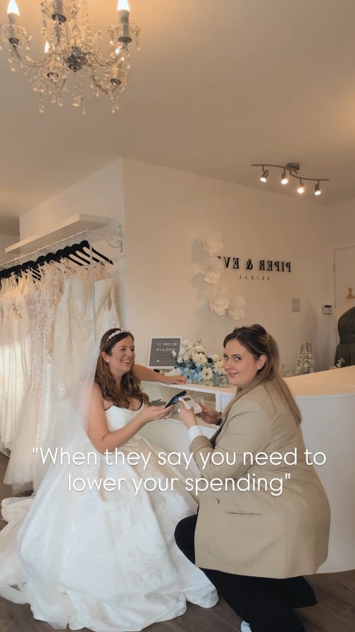 We know weddings are a massive financial commitment, but some things are definitely worth the splurge. Your dress will be remembered for beyond your lifetime, it will be seen in pictures by your grandchildrens children...we think that's definitely worth the spend. It's definitely a special once in a lifetime purchase xx 🤍
