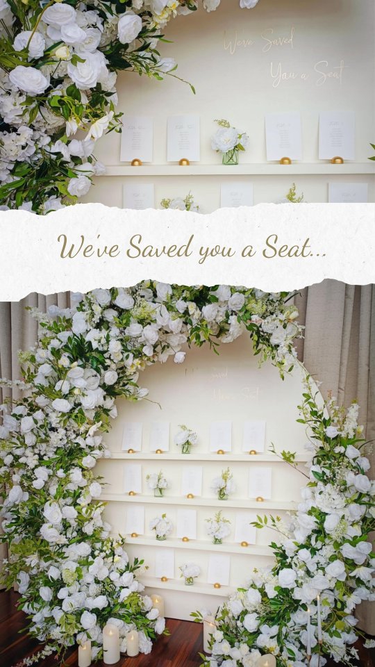 Need a table plan?
Investing in a beautiful table plan for your wedding is about much more than just telling guests where to sit—it’s a detail that quietly elevates the entire experience.
Book now 👉🏻www.glitz.ie