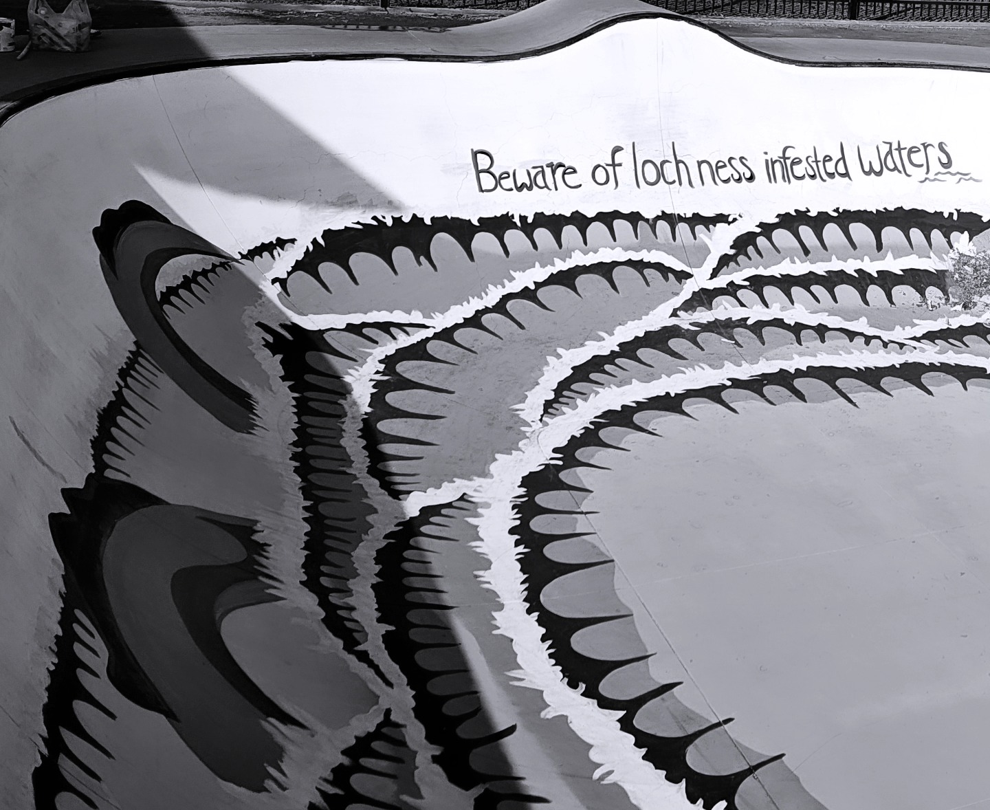 Enter at your own risk!
Beware of the "mythical" loch Ness. 🐍
#lochnessmonster
#skatelife
#norisknofun
#elcentro
#murkeywaters
#skatebowl