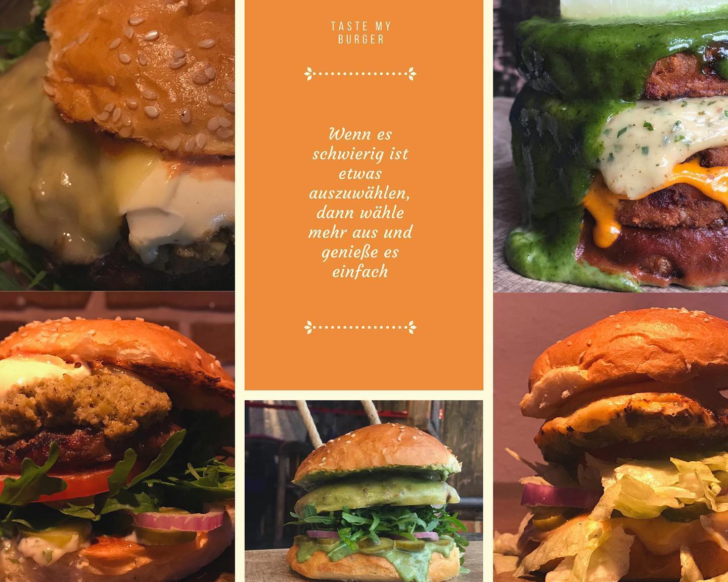 Wenn es schwierig ist etwas auszuwählen, dann wähle mehr aus und genieße es einfach 🍔 ☝️ 👨🍳 When it’s hard to pick one, pick more than one #munick #business #burgers #food #photography #one