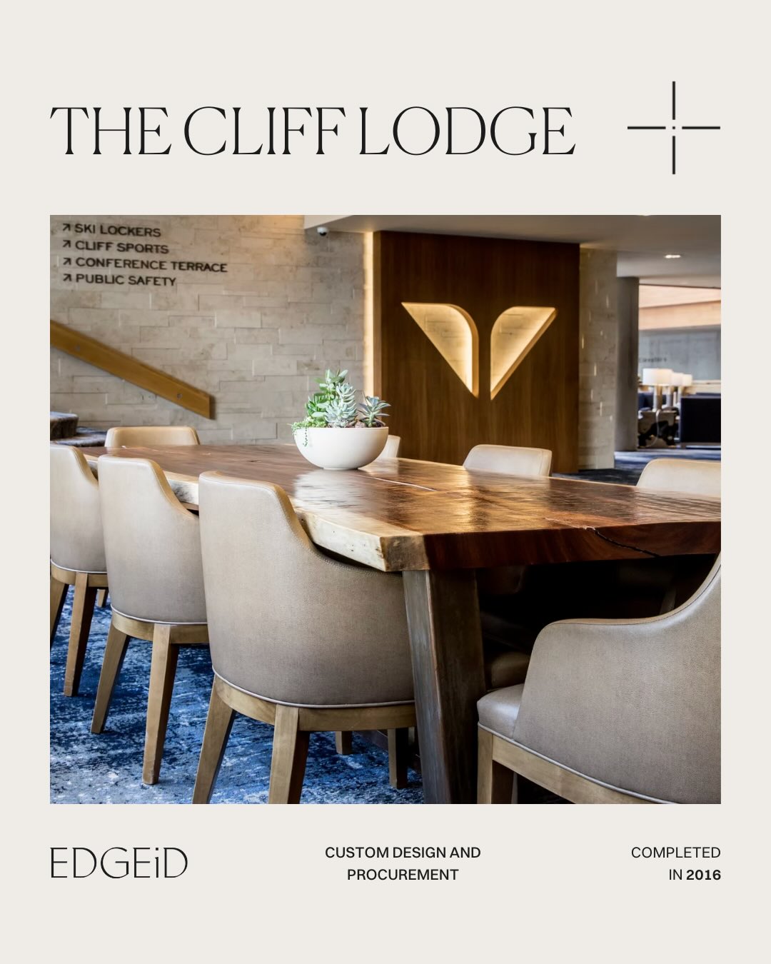 Heard we’re posting our 2016 highlights😏
Still in denial that it’s been TEN years since this stunning project with The Cliff Lodge @snowbird !!
Atrium bar designed in collaboration with @gsbsarchitects 🤝
Hospitality Design | Hotel Interiors | Thoughtful Design Details | Commercial Interiors | Design Team | 2016 Design