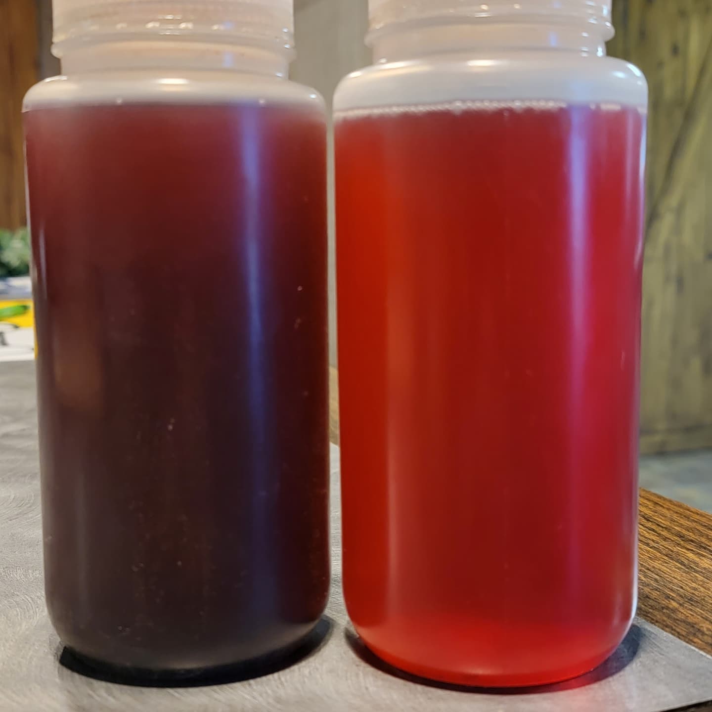 Before and after. #fueltank #fuelfilter #fuelpolishing #tankcleaning #beforeandafter #smallbusiness