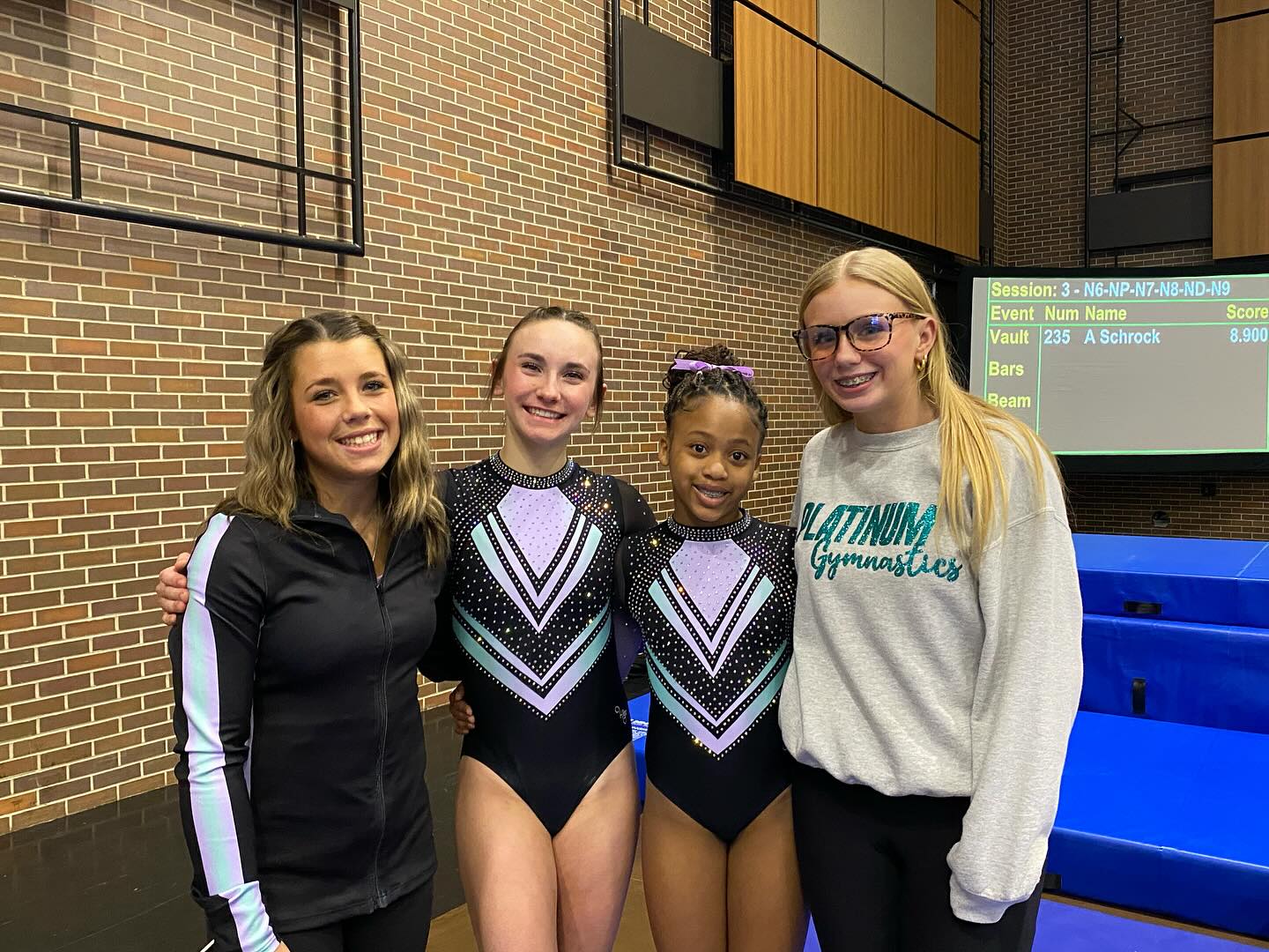 The winter weather did nothing to did our #PlatinumPride at the Irish Classic last weekend! We can’t wait to do it all again this weekend at the Pajama Party Invite in Hammond, IN!💜🩵