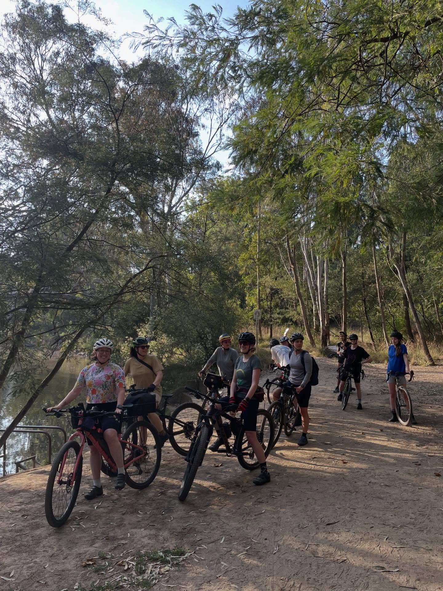 Last week, @meghan.j.thomas took us on a spin around some lesser visited sections of the Birrarung. This week? Who knows! Come along to find out! Meet us tomorrow (Wednesday) at the Darling Gardens Rotunda at 6:15 for 6:30 roll out. Social and inclusive, no drop. Bring lights and a lock because we usually have dinner after. See you there!!