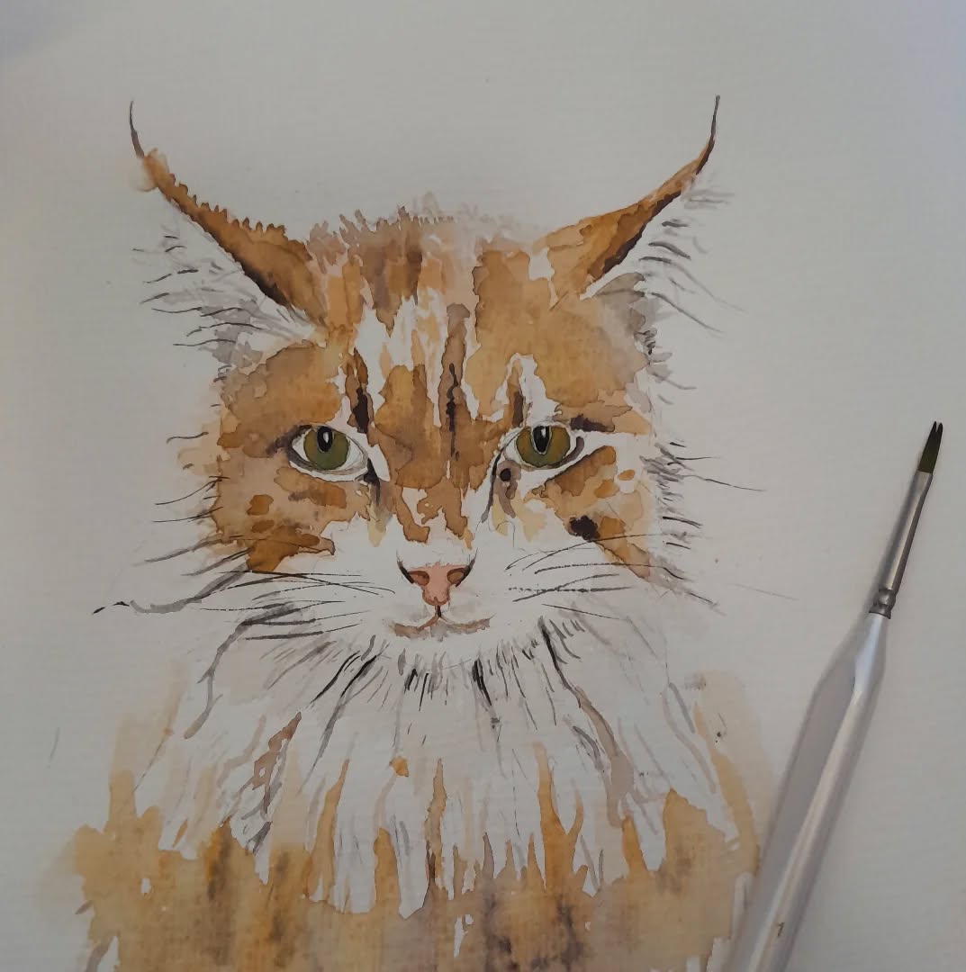 This cute little ball of fluff is Ninja - hey Ninja, 👋. Isn't he cute! This fluffy dude was part of Francesca and Jack's pet table plan, where they commissioned me to paint all of their family's pets - each table being a different pet. What a great idea!
There are so many different ways of adding a bit of 'you' into your stationery, and having your pet included is just one of them. If you have ideas for adding something unique to your designs, or you want to voice some of your thoughts to see how they could be executed, give me a call, or pop over to my website and book a video chat (on the meeting tab). We can sit down with a cuppa (cake is compulsory 😆😋), and chat through your ideas together.
Love and fluff
Sally x
#watercolour #cat #fromsallywithlove #fluffycat #gingercatlove