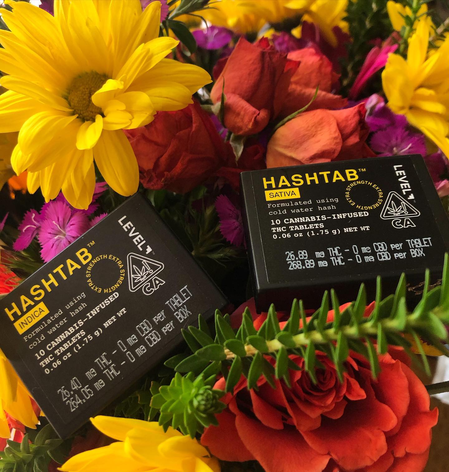 Fun fact: THC doesn’t break down the same in everyone’s bodies. Some people, like myself, will lose a good amount of THC in the process of digestion when taking an edible. @level.experience Hash Tabs are sublingual and manage to enter the blood stream faster to ensure that you do not lose the THC in digestion. From the first time I consumed edibles I always needed minimum 50mg… the average person can feel 10mg…. Needless to say, I love these because they hit like a double dose. I take 2 tablets to equal 50mg and they hit like 100mg 😎🌻🌷 they are a favorite of mine for sure. Be sure to check them out and you can find them @goldnbloom_sd ✨ #levelexperience #levelup #protab #hashtab #sativa #indica #cannagirl #themarijuanamedium