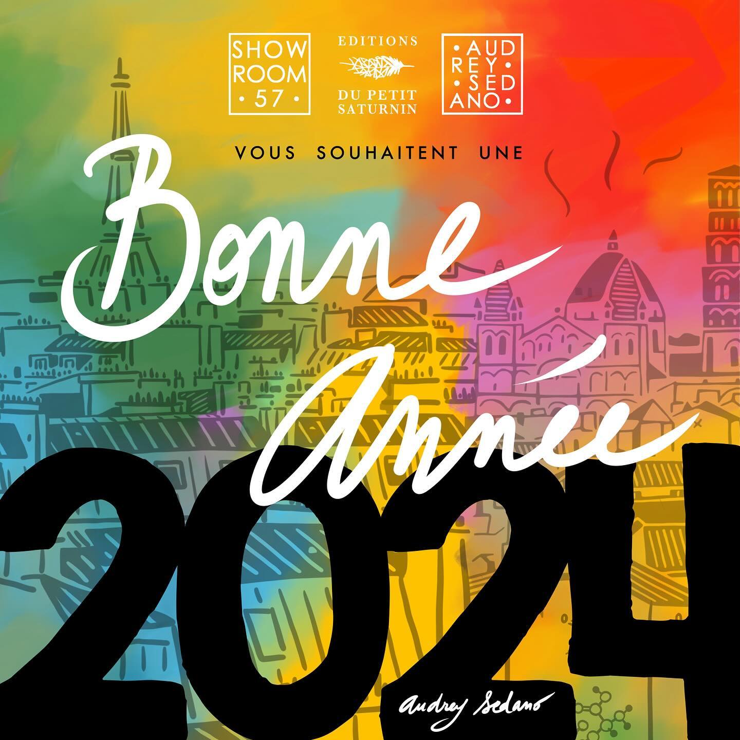 Les éditions du Petit Saturnin vous souhaitent une belle année 2024 !
On attaque 2024 avec plein de projets !