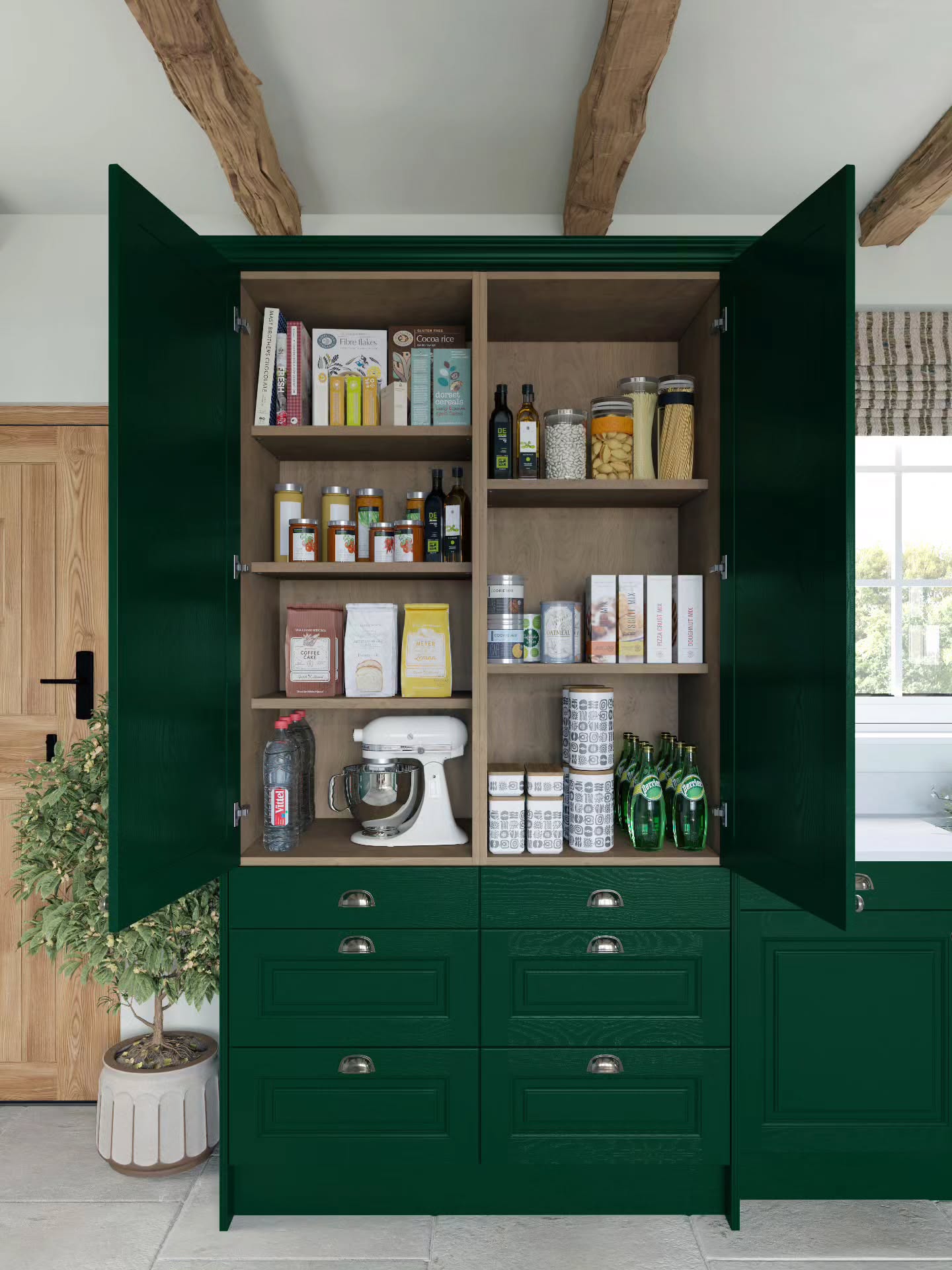 A 'must have' on your kitchen wish list ✨️ #kitchenshopping #lardercupboard #kitchenstorage #larder #supportyourlocalcrownretailer