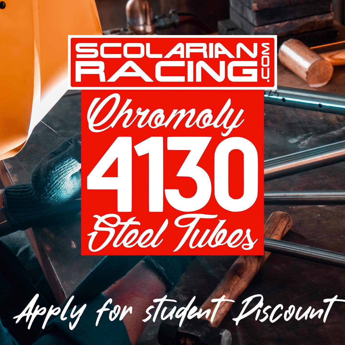 #everymakerisawinner
Having supplied to many of the collegiate teams, professional motorsports fraternity, and bicycle frame builders since 2015, @scolarianracing has earned a name for its engineering, producing and supplying the highest quality 4130 cold drawn seamless steel tubing. We use the same material at our bicycle company (@scolarian_bikes ) as well, that is how much we trust the raw material quality.
We are very confident that you cannot find better quality material with a wide range of dimensions and strength preferences for your chassis in the market. But if you do find a better deal, do let us know .
Apply for student discount now.
Visit our website www.scolarianracing.com for more details.
#4130 #chromoly #4130chromoly #steel #steeltubes #aircraft