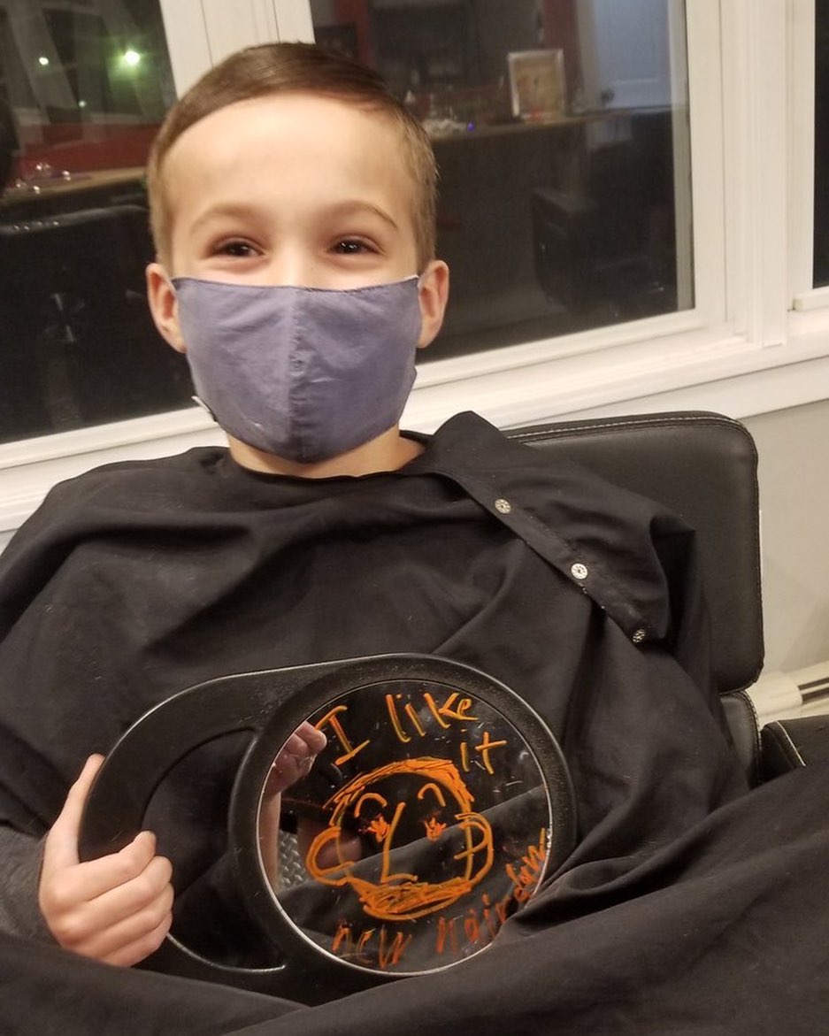 Awww “I like new hairduw!!”❤️❤️