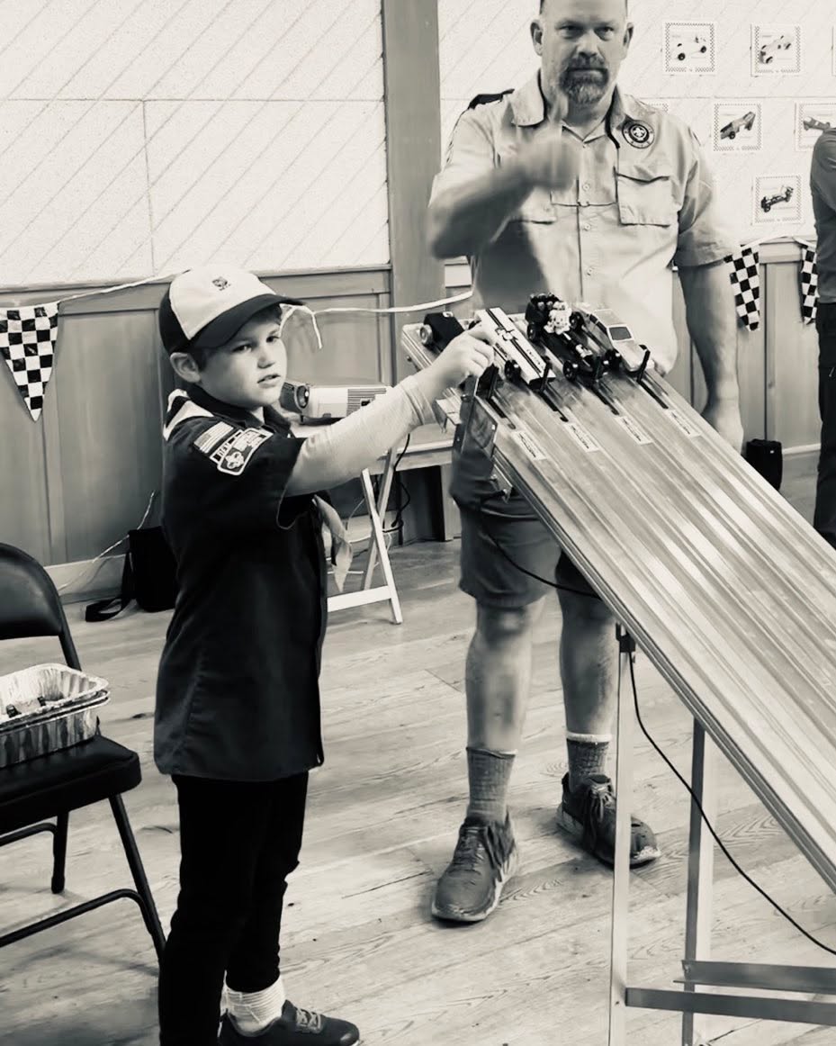 5,4,3,2,1 All Systems Go at the Pinewood Derby