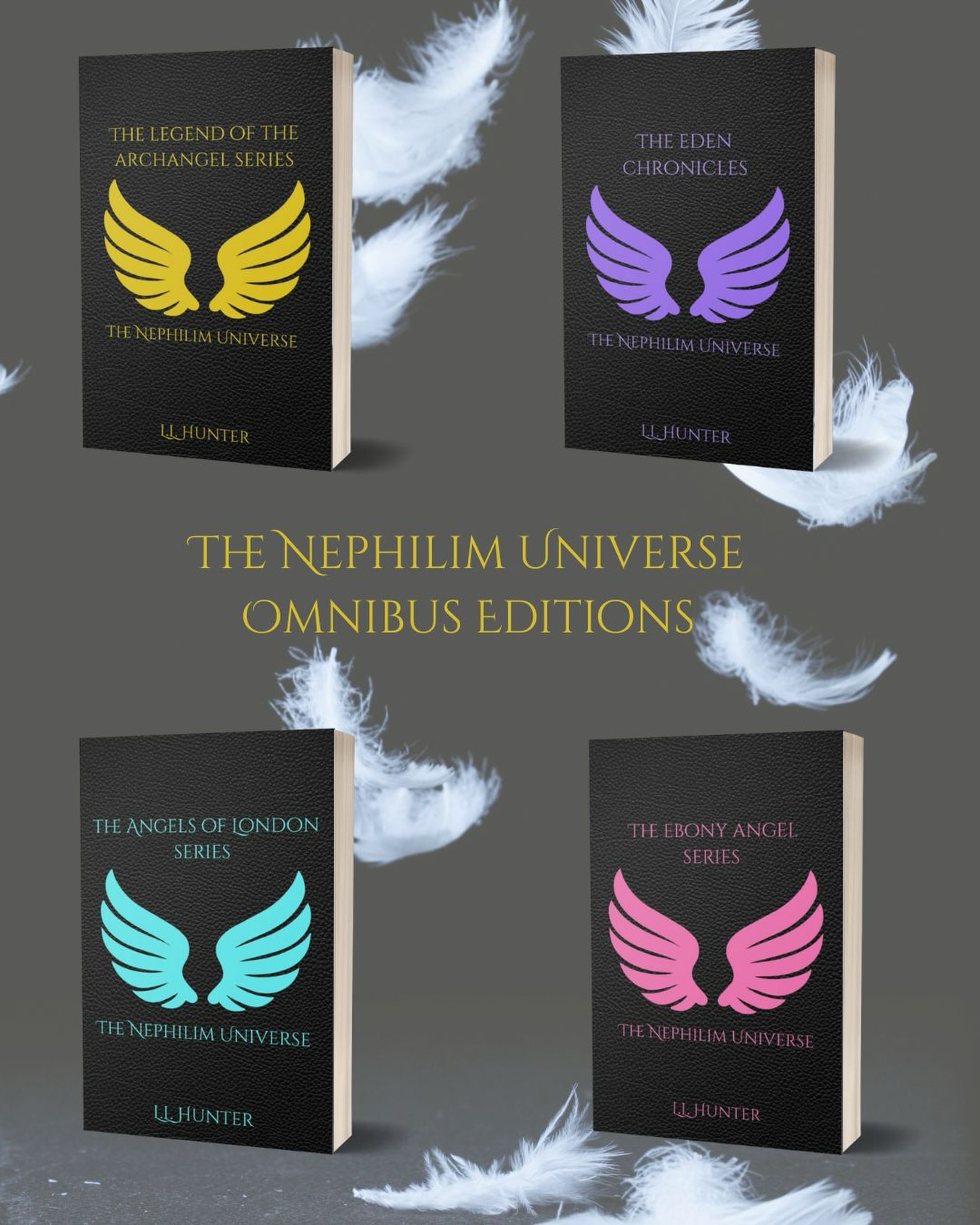 The Nephilim Universe omnibuses - Cover refresh
I’ve done a thing and updated the covers for The Nephilim Universe omnibuses! I love them, and fit better the vision i have for the series in my head.
I’ve updated the ebooks on all ebook platforms. My website and paperbacks to come!