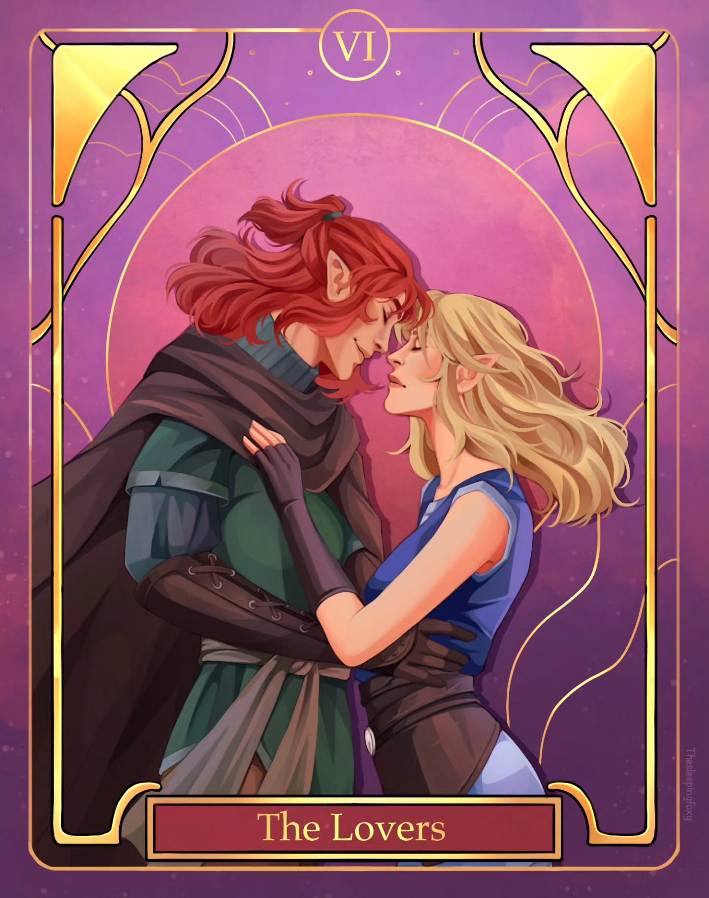 Character Art illustration I made for the lovely @scarlet_furey
It was a gift for a friend ✨
Characters belong to @throughhellorhighwater 🧡
#characterart #illustration #digitalart #originalcharacters #tarotcards