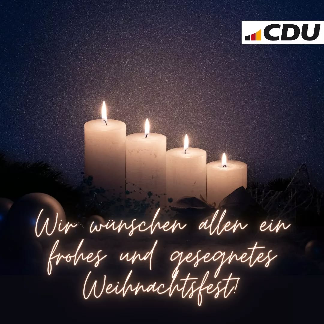 Die CDU Jork wünscht frohe Weihnachten!
#weihnachten
#unserherzfürjork
