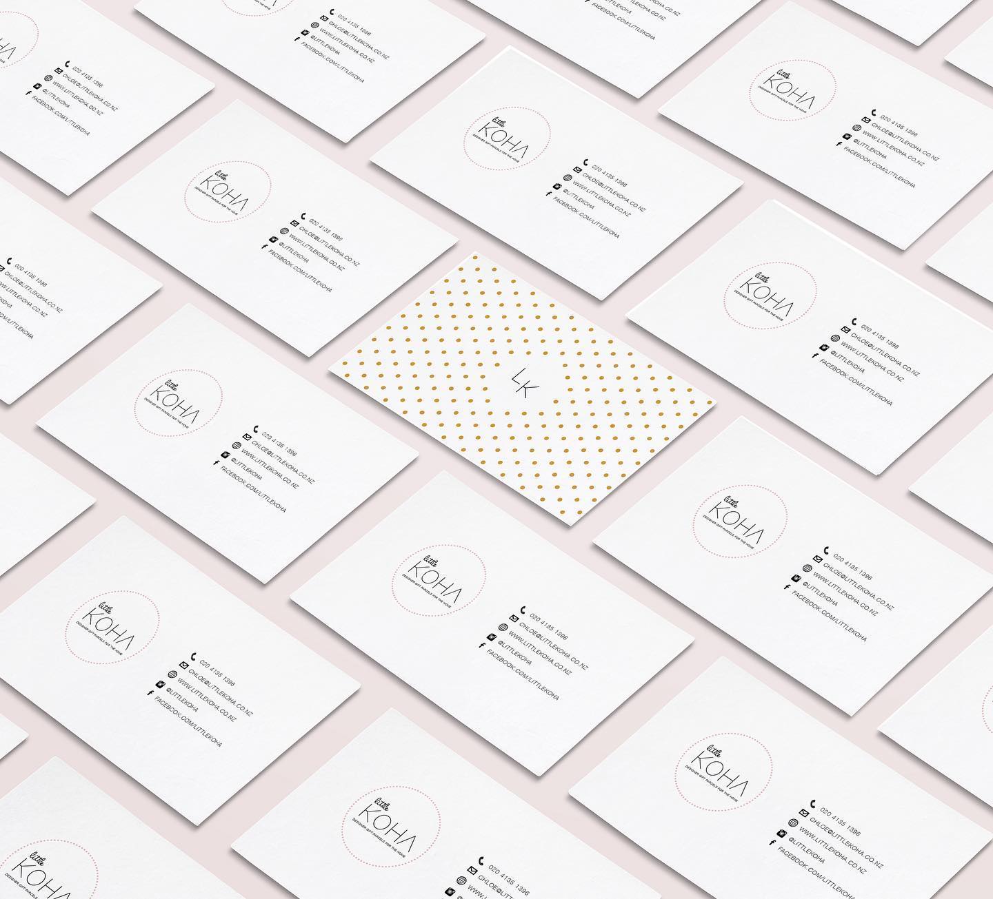 Logo & business cards I designed for @littlekoha.co.nz a few years back. The lovely Chloe creates the most beautiful gift boxes incase you’re in need of a little something for yourself, or someone special 🤍💗