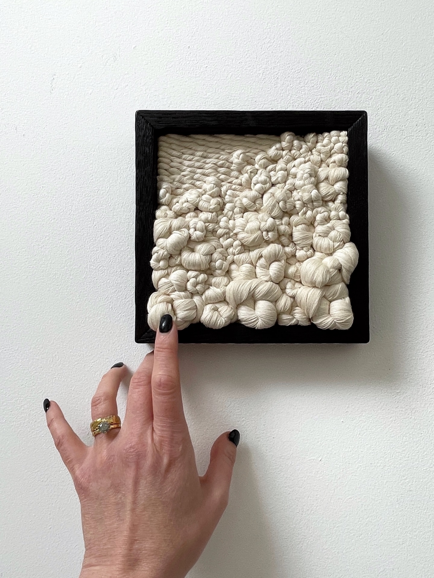 Piece 1: Foam 006
Piece 2: Gorge 014
Piece 3: Rock 003
Solid oak, Organic Egyptian cotton.
Inspired by rock formations and flowing water, these sculptural woven pieces are designed to draw you in—calm from a distance, richly textured up close.
Available and ready to hang, they bring a subtle statement to any space.
UK & worldwide shipping available.
DM me ‘Foam’, ‘Gorge’, or ‘Rock’ for price & delivery details, or view via the link in my bio.
www.ellecollins.com
UK artist | Birmingham art | Contemporary wall art | Textile sculpture | Nature-inspired interiors | Tactile art | Neutral home | Statement wall art | Organic modern design | Minimalist art | Sustainable design | Calm interiors | Coastal style | Art for interior designers | Art collectors
#wallart #textileart #sculpturalart #ellecollinsart #calminteriors