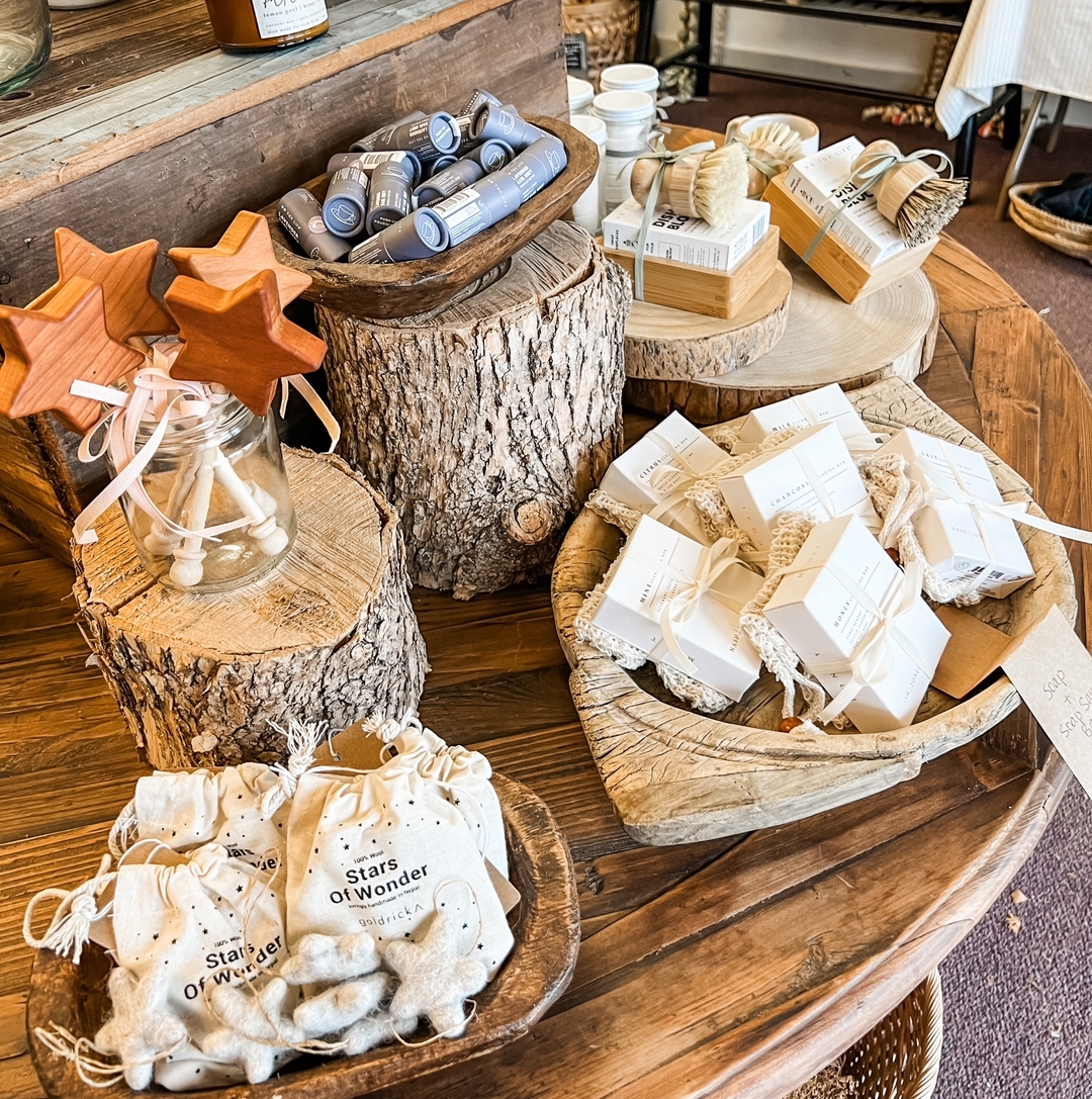 Christmas gifts made from natural materials