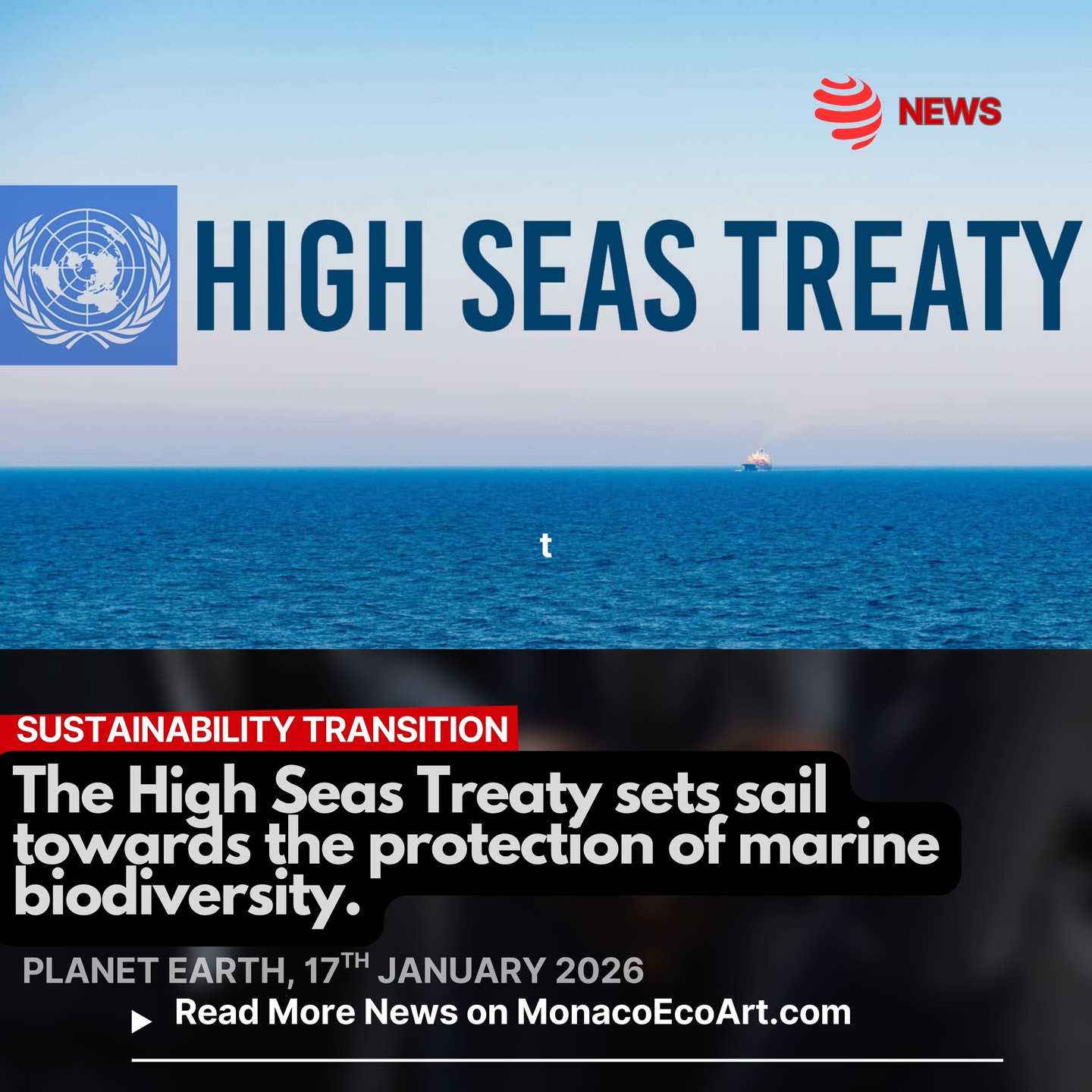 ✒🇲🇨 MONACŒCOART®
⚖️🌊 SUSTAINABILITY TRANSITION
🇬🇧🇺🇸 The High Seas Treaty sets sail towards the protection of marine biodiversity.
🇫🇷 Le Traité sur la Haute Mer met les voiles vers la protection de la biodiversité marine.
🇮🇹 Il Trattato sull’Alto Mare salpa verso la protezione della biodiversità marina.
🇪🇸 El Tratado de Alta Mar pone rumbo a la protección de la biodiversidad marina.
Read the full text of the article at: www.monacoecoart.com
#high #seas #treaty #agreement #conservation #climate #mitigation #adaptation #action #sea #ocean #science #energy #research #decision #makers #change #ecosystems #investment #global #economy #resources #healthyfood #HealthCare 📸 © @unoceandecade @unitednations @gvt_monaco - Contents and Layout: © MonacoEcoArt.com