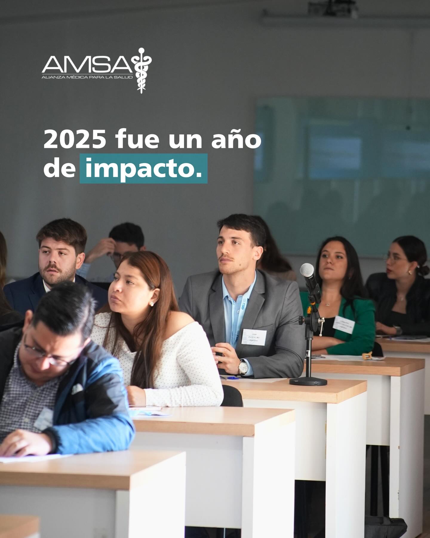 En AMSA trabajamos para fortalecer la formación médica continua, impulsar el desarrollo profesional y generar redes de colaboración que elevan la calidad de los servicios de salud.
2025 fue un año para seguir construyendo impacto desde el capital humano.