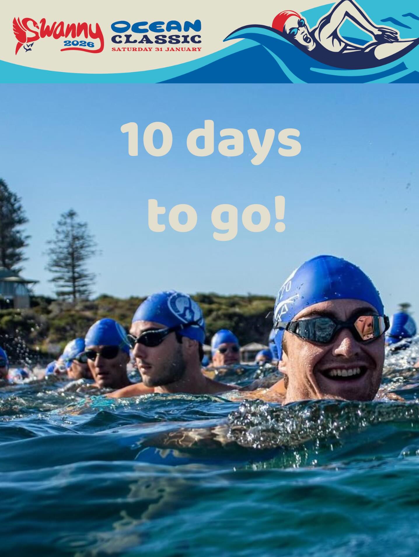 The countdown is officially on for the Swanny Ocean Classic - happening Saturday, 31 January 2026!
Whether you’re planning to swim, run, SUP or paddle your racing mal, there’s a challenge with your name on it along this iconic 2 km Cottesloe → Swanny course.
🏃♂️ Run the sand
🏊♀️ Swim (surrounded by our water safety team)
🏄 SUP or paddle (racing Mal) your way there
All levels are welcome - from first-timers to seasoned ocean lovers! And anyone from the public can join.
It’s not too late to be part of it - registrations are still open! 🔗 Register now and grab your spot: https://www.swannyoceanclassic.com/
See you at the start line! 💪
#SwannyOceanClassic #OceanSwimWA #CottesloeToSwanny #PerthEvents