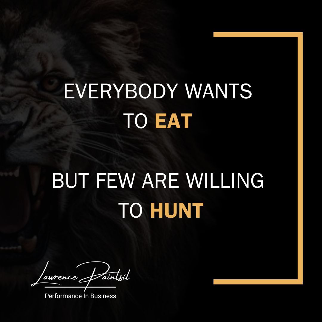 s weinigen zijn bereid te jagen!
In de wereld van ondernemerschap draait alles om actie. Terwijl sommigen wachten op kansen die vanzelf komen, zijn de echte jagers al bezig hun doelen te bereiken. Actie is de sleutel tot succes. 🏹
Ben jij bereid om te jagen en je dromen na te jagen? Of blijf je liever wachten op wat er toevallig voorbij komt? De keuze is aan jou! 💪
👉 Klaar om de eerste stap te zetten? Neem contact met mij op en ontdek hoe we samen jouw doelen kunnen bereiken!
#Actie #Ondernemerschap #Succes #JagenNietWachten