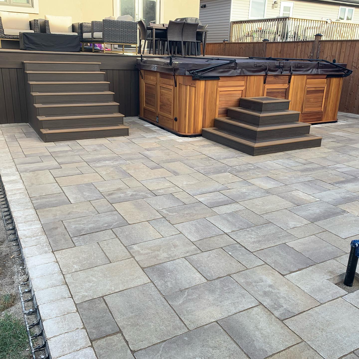 Almost there! Need some railings and sod yet to finish off this project. It’s going to be a beauty!