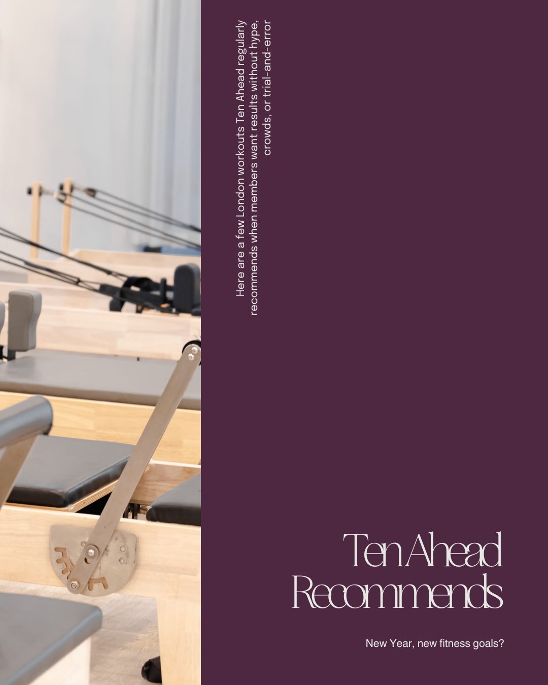 January often brings a renewed focus on wellbeing, but our members are rarely interested in crowded studios or guesswork 😓
These are the London workouts we’re recommending right now for those who want consistency, results, and an experience that fits seamlessly into a full diary.
When we recommend somewhere, it’s never just a name. We handle the details in the background so the experience feels straightforward from the first visit! ✨
#TenAheadRecommends