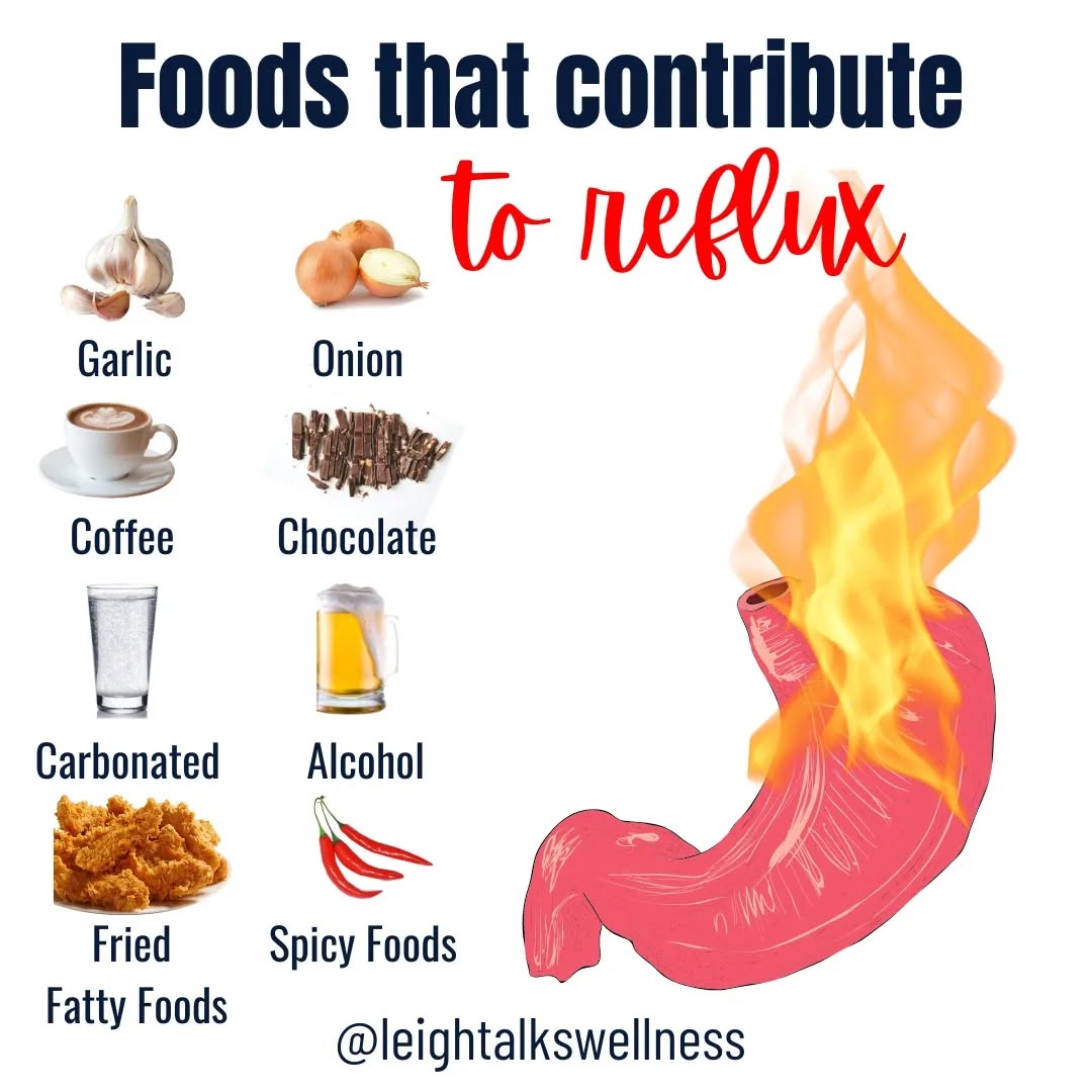 Food that contribute to acid reflux
🧅 🧄 Garlic and onion can relax lower esophageal sphincter which can cause acid reflux.
☕️ Coffee contains caffeine which can relax lower esophageal sphincter
🍫 Chocolate contains caffeine which can relax lower esophageal sphincter
🥤Carbonated beverages increase gastric pressure
🍸 Alcohol mixed with Carbonated beverages increase gastric pressure and high Alcohol content can cause physical damage to lower esophageal sphincter which can cause dysfunction contributing to reflux.
🍟 Fried fatty foods can relax lower esophageal sphincter and slows transit time which increase gastric pressure
🌶 spicy food can trigger reflux because chillies contain compound called capsaicin, which slows down digestion and increases gastric pressure.
Did you know these foods can contribute to reflux?
Like, comment & share!
#guthealth #guthealing #guthealthiswealth #guthealthiseverything #guthealthmatters #acidreflux #reflux #bloating #healthegut #healthygut #holisticpractitioner #holistichealth #holisticnutrition #holisticwellness #healthtips #foodtips #healthydigestion
#lowstomachacid
