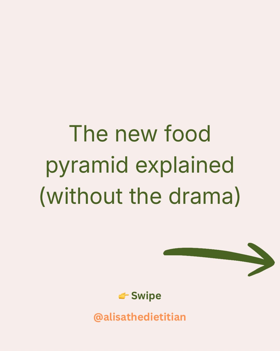 🧠 The new food pyramid looked familiar… until people tried to use it like a meal plan.
That’s where the confusion started — not because people “don’t get nutrition,” but because the visual summary isn’t meant to tell you what to eat today. 📊
Protein may appear more prominent, but that’s visual emphasis, not a sudden endorsement of higher intake for everyone — most folks were already meeting their protein needs.
And no — butter didn’t get a free pass, and steak didn’t get “approved.” 🥩🧈 Context still matters.
Grains don’t take up as much space because the issue in the modeling wasn’t total grain — it was grain quality (whole > refined). 🌾
If you’ve ever thought,
👉 “Okay… but what does this actually mean for real people?”
then this breakdown is for you.
✨ The New Food Pyramid Explained: How to Read It Without Overthinking It
👉 https://www.alisadietitian.com/post/the-new-food-pyramid-explained-how-to-read-it-without-overthinking-it
Whether you’re navigating weight loss, recovery, appetite changes, or just trying to make sense of the headlines — this post cuts through the noise. 📌